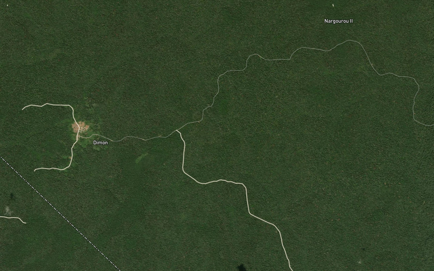 Satellite map of the Ketere