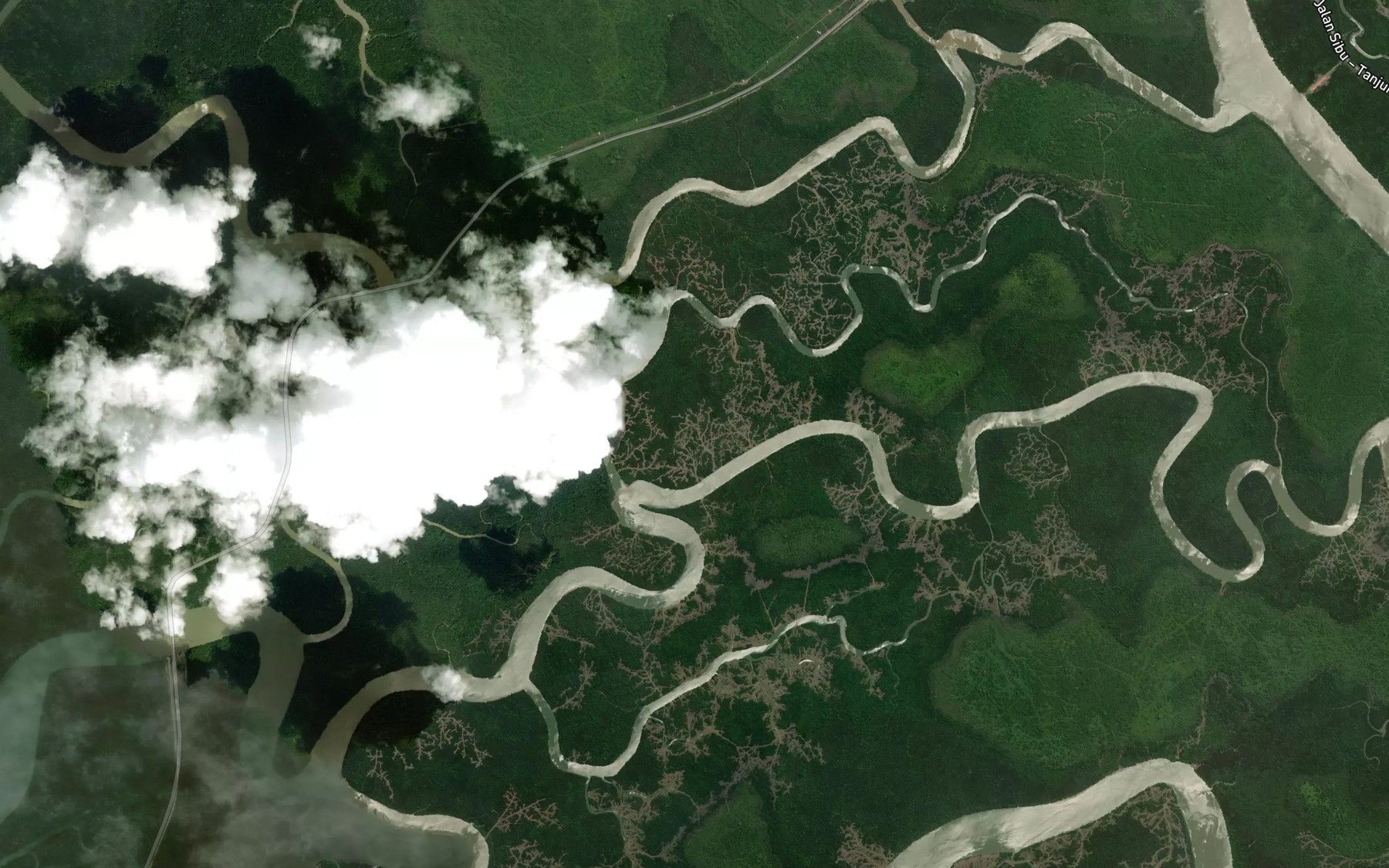 Satellite map of the Loba Pasir