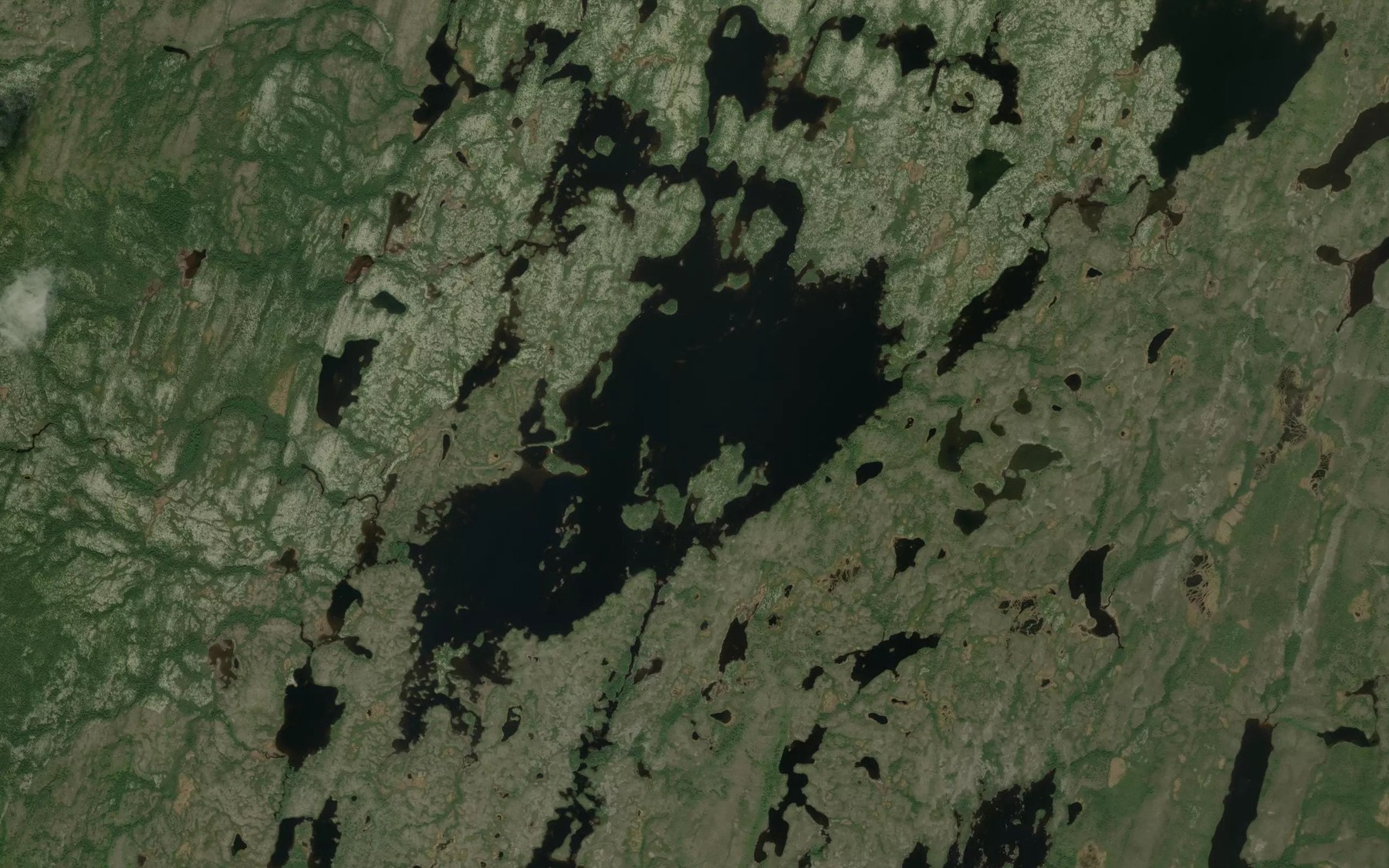 Satellite map of the Lac L'Epinay
