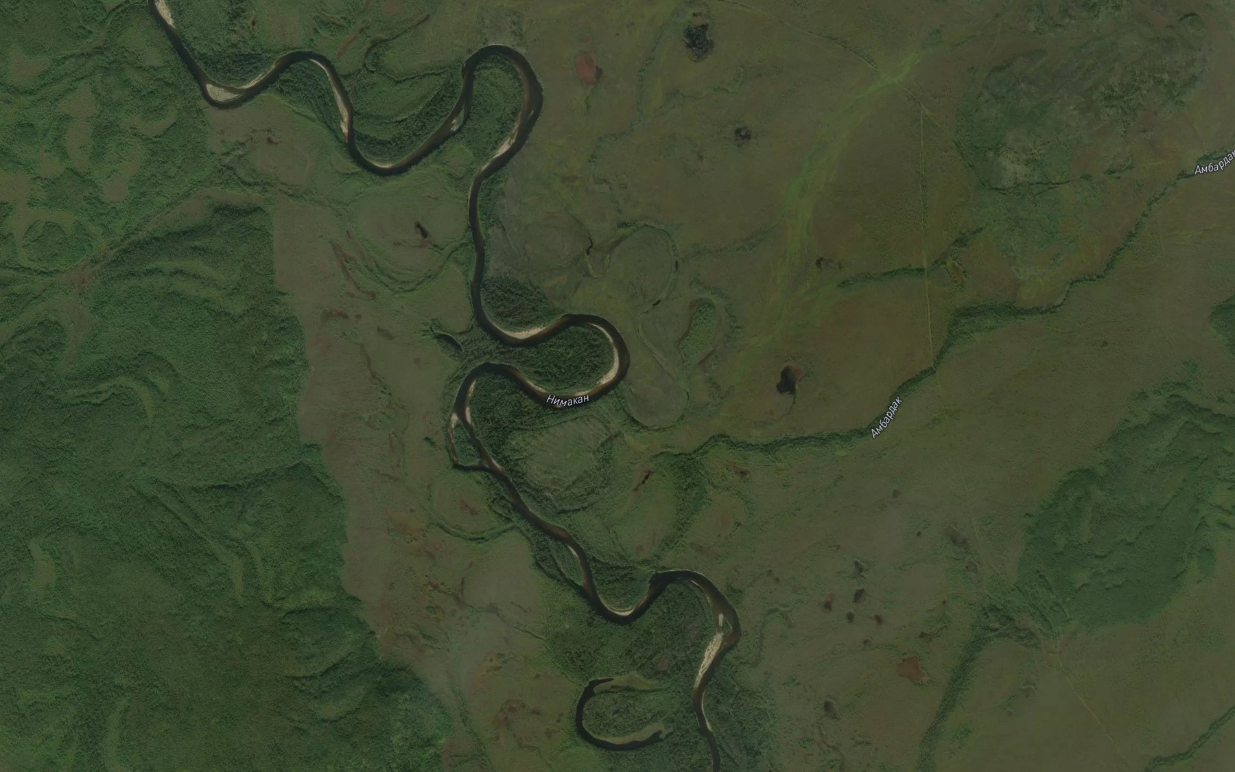 Satellite map of the Eren