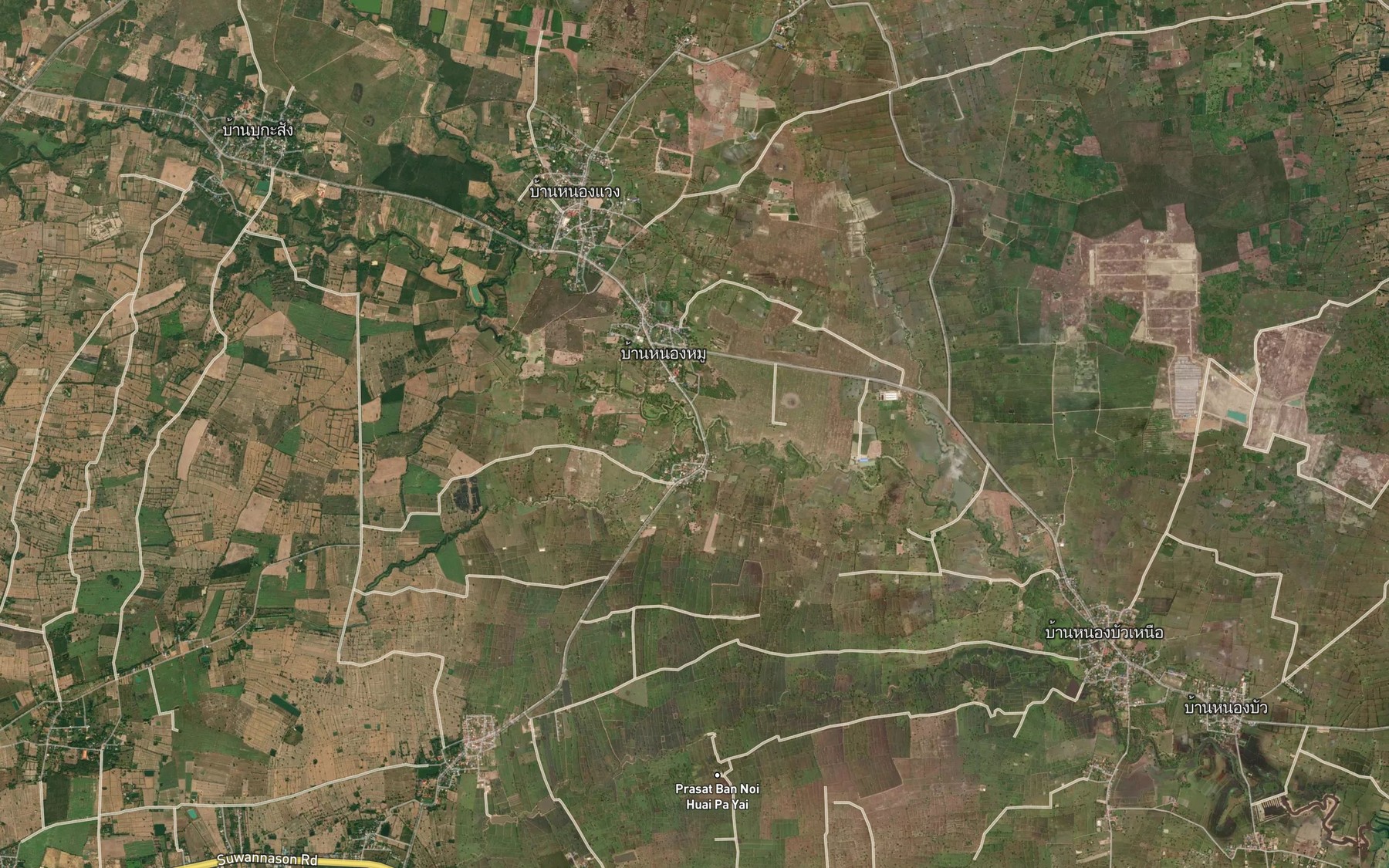 Satellite map of the Huai Song