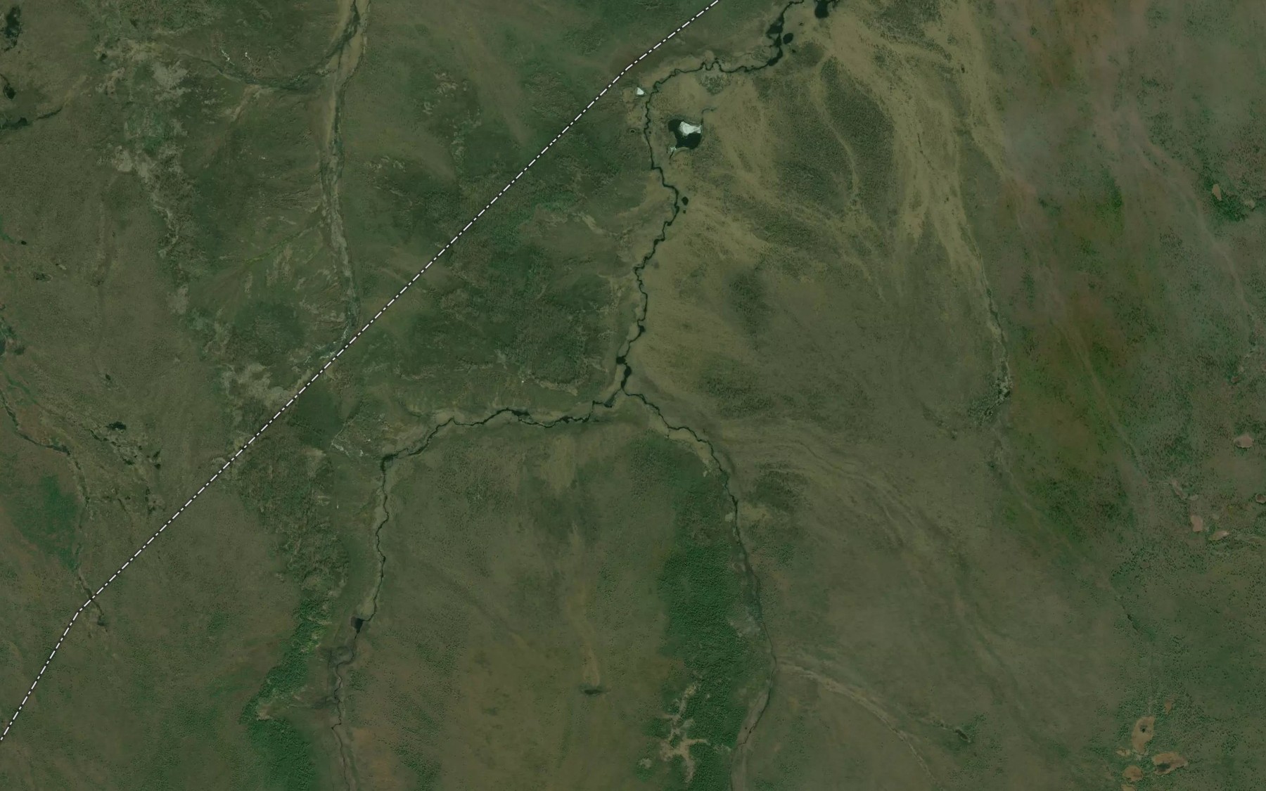 Satellite map of the Pravyy Taksan
