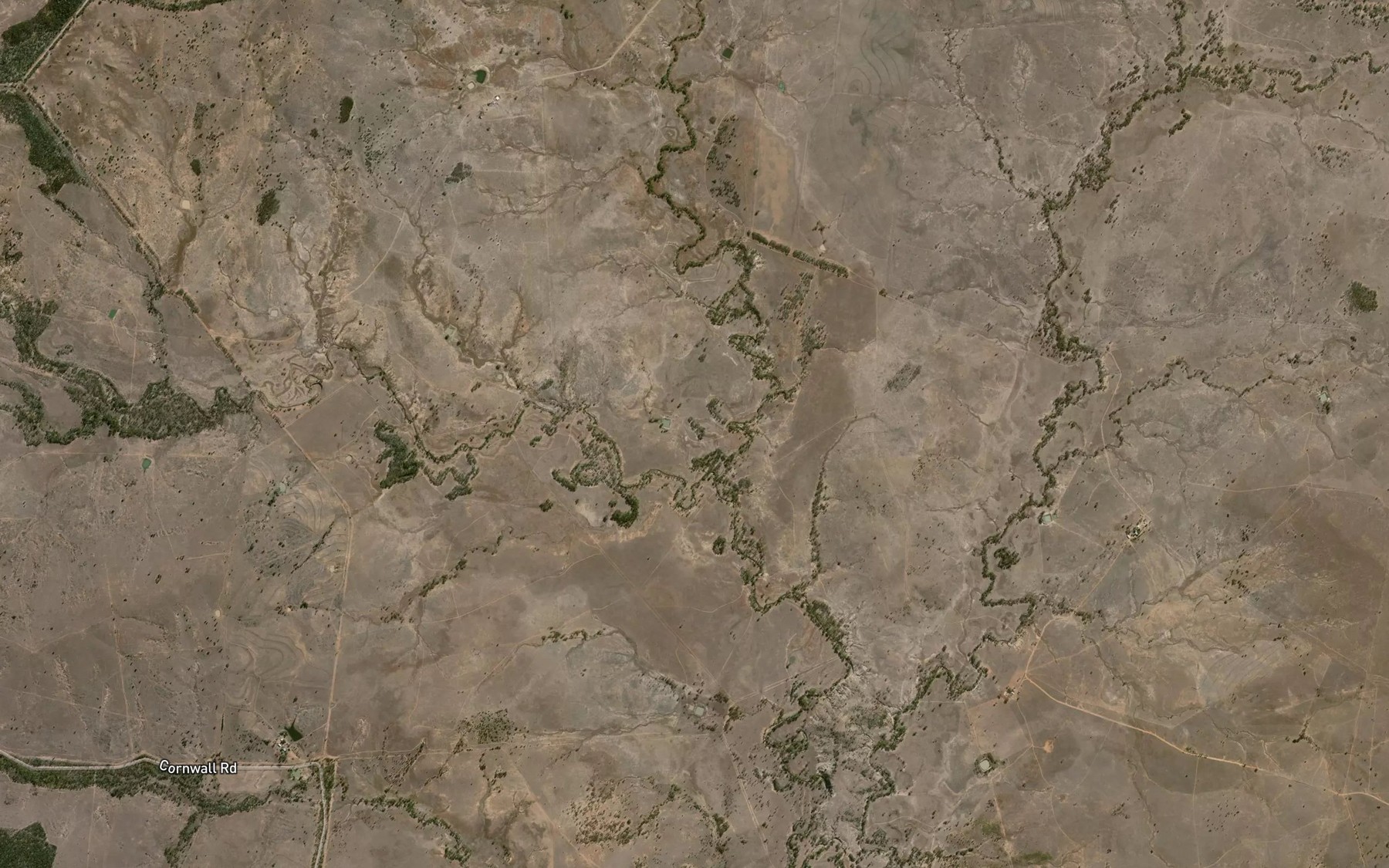 Satellite map of the Alcurah Creek