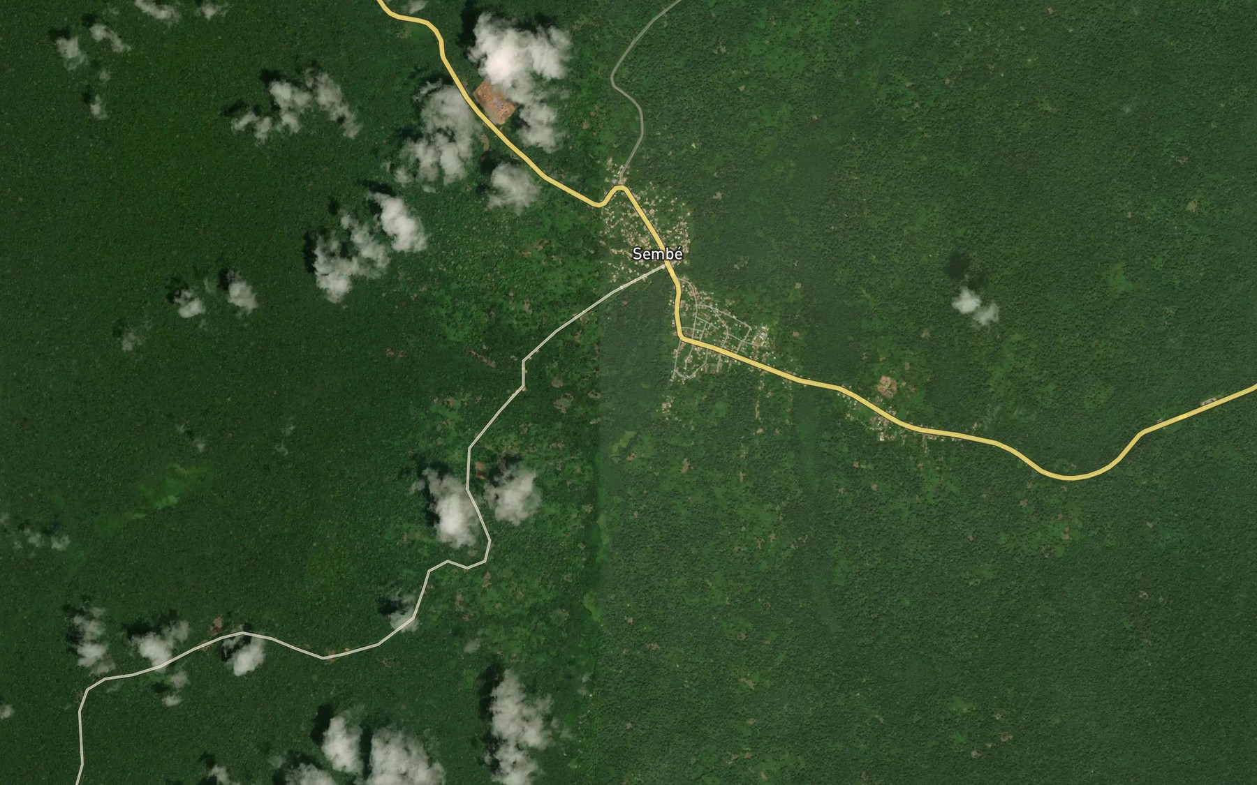 Satellite map of the Dibaguil
