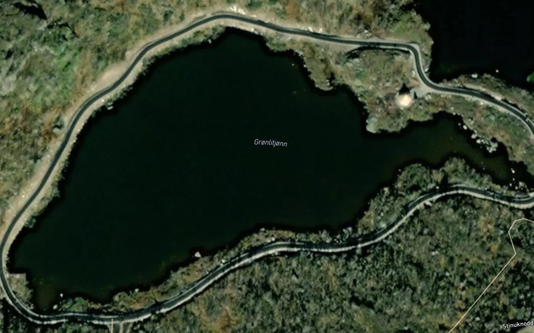 Satellite map of the Gronlitjonn