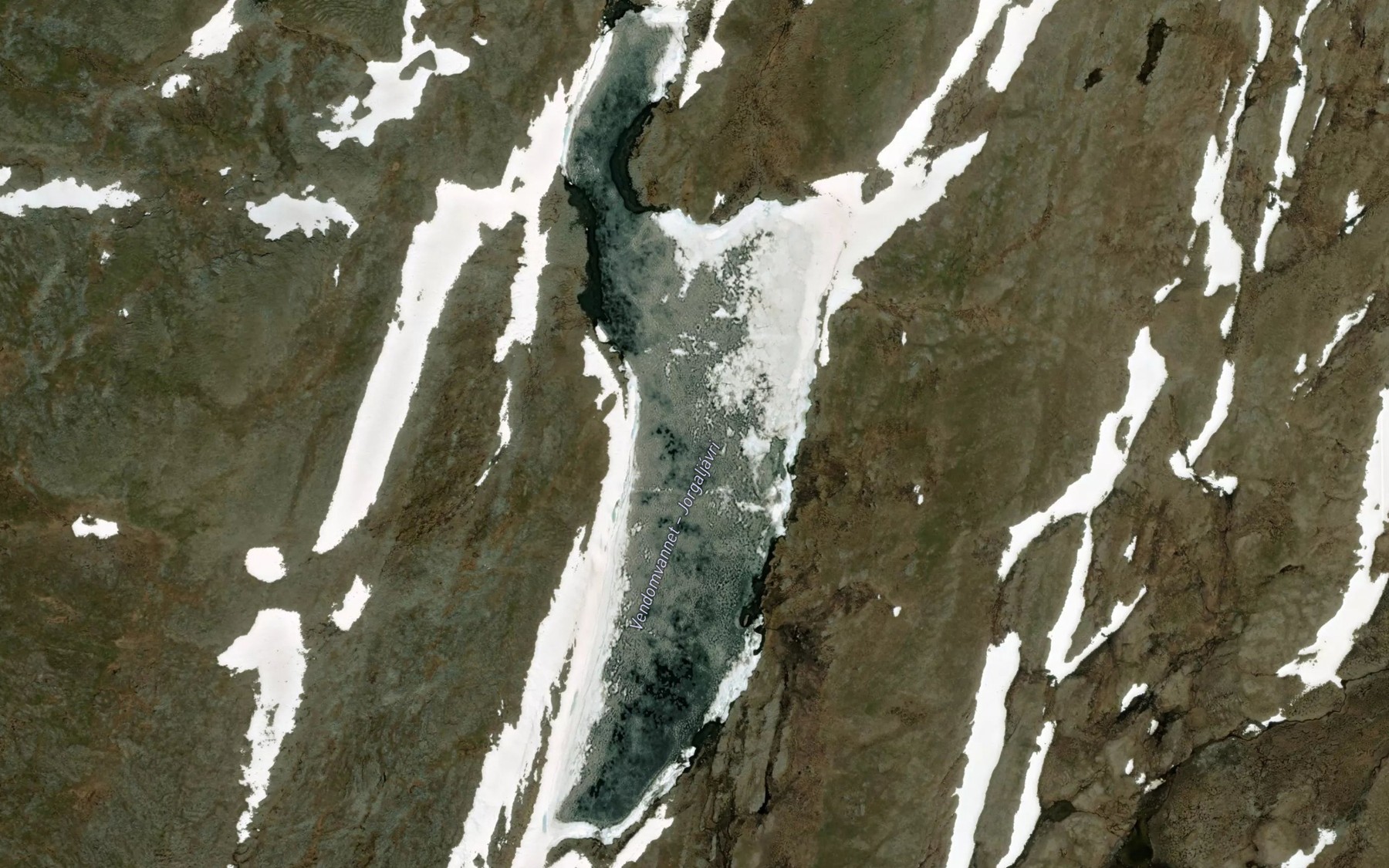Satellite map of the Jargaljavri