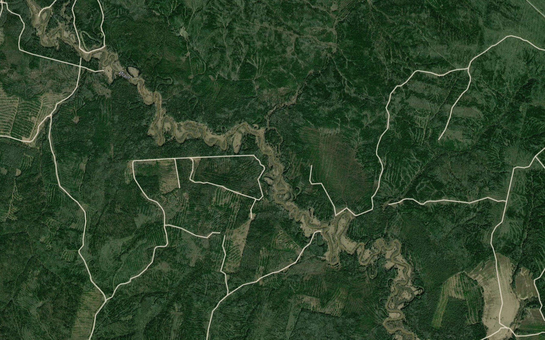 Satellite map of the Genesh