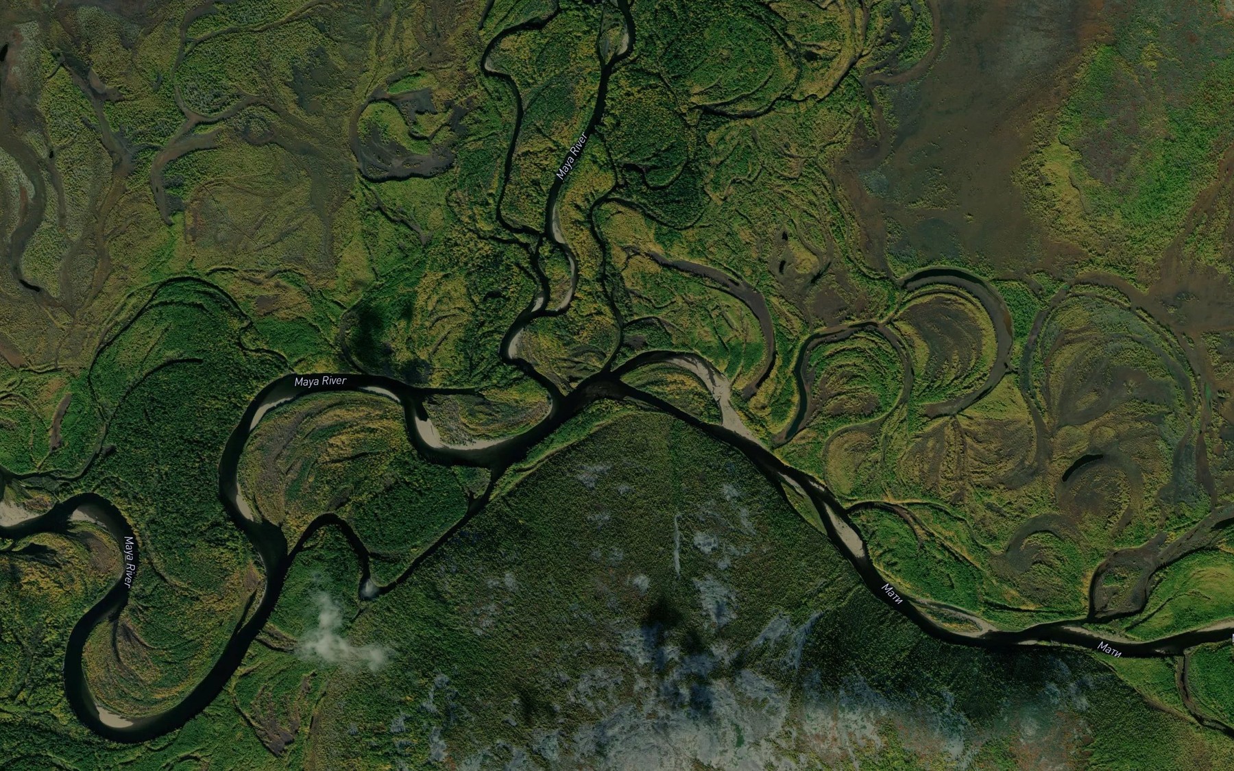 Satellite map of the Mati