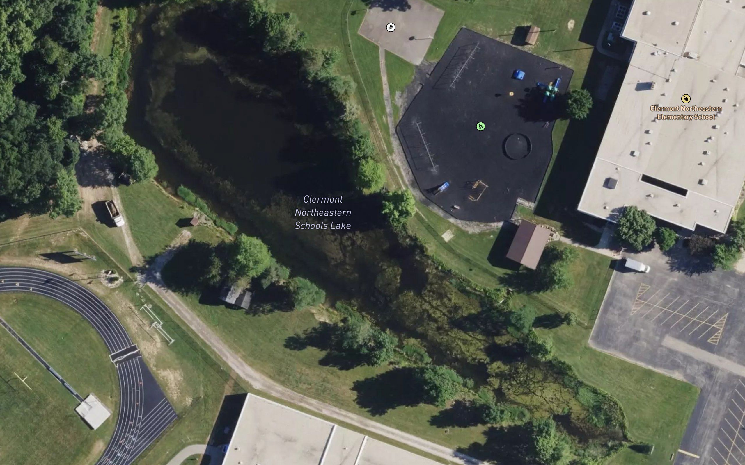 Clermont NE School Lake