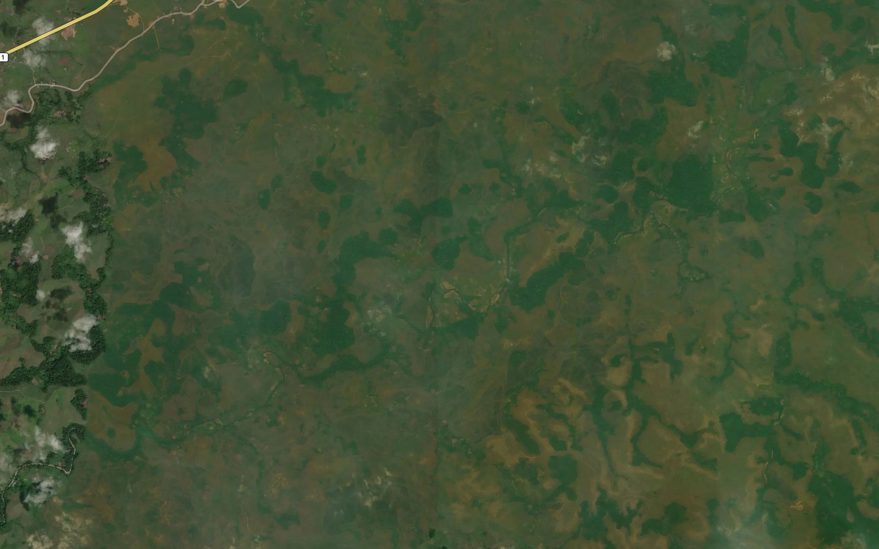 Satellite map of the Toulou