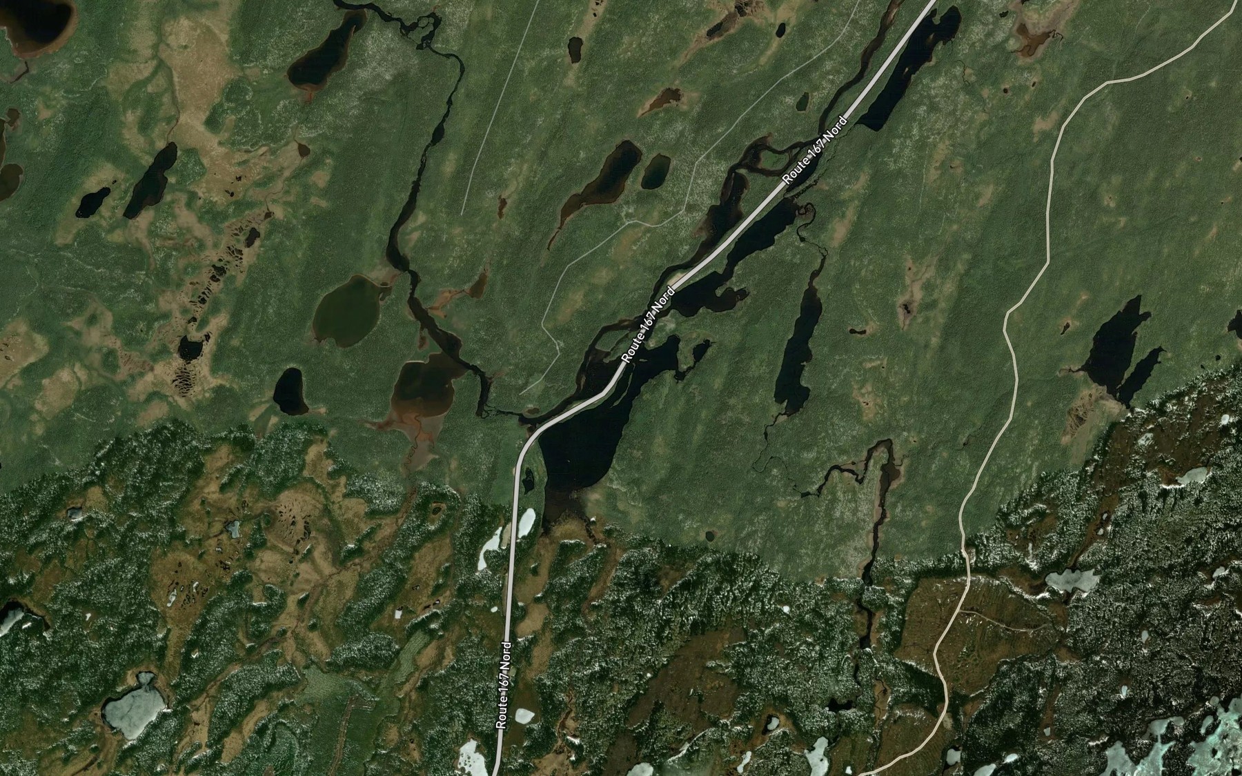 Satellite map of the Lac Kaapuustinaakanuch