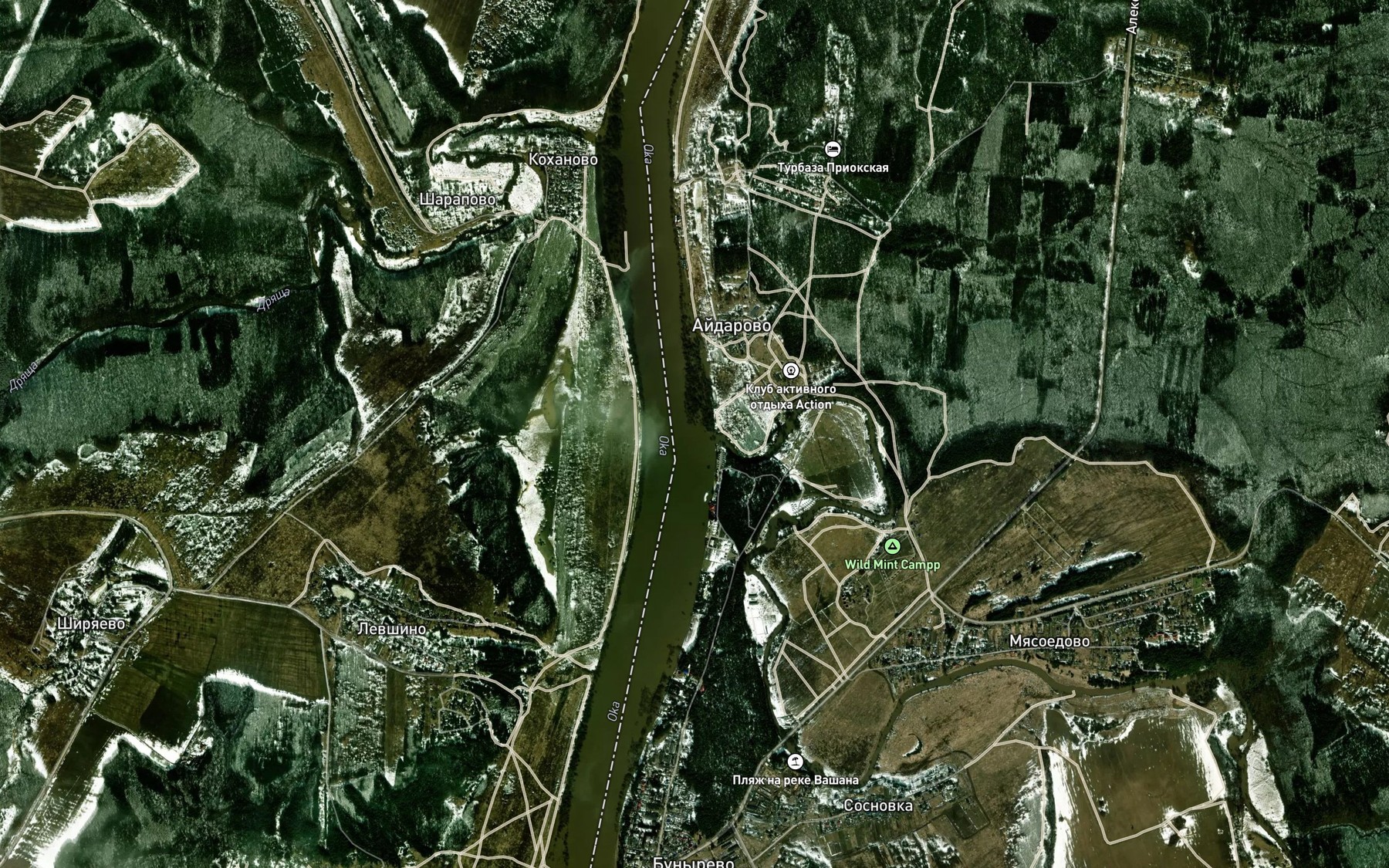 Satellite map of the Vashana