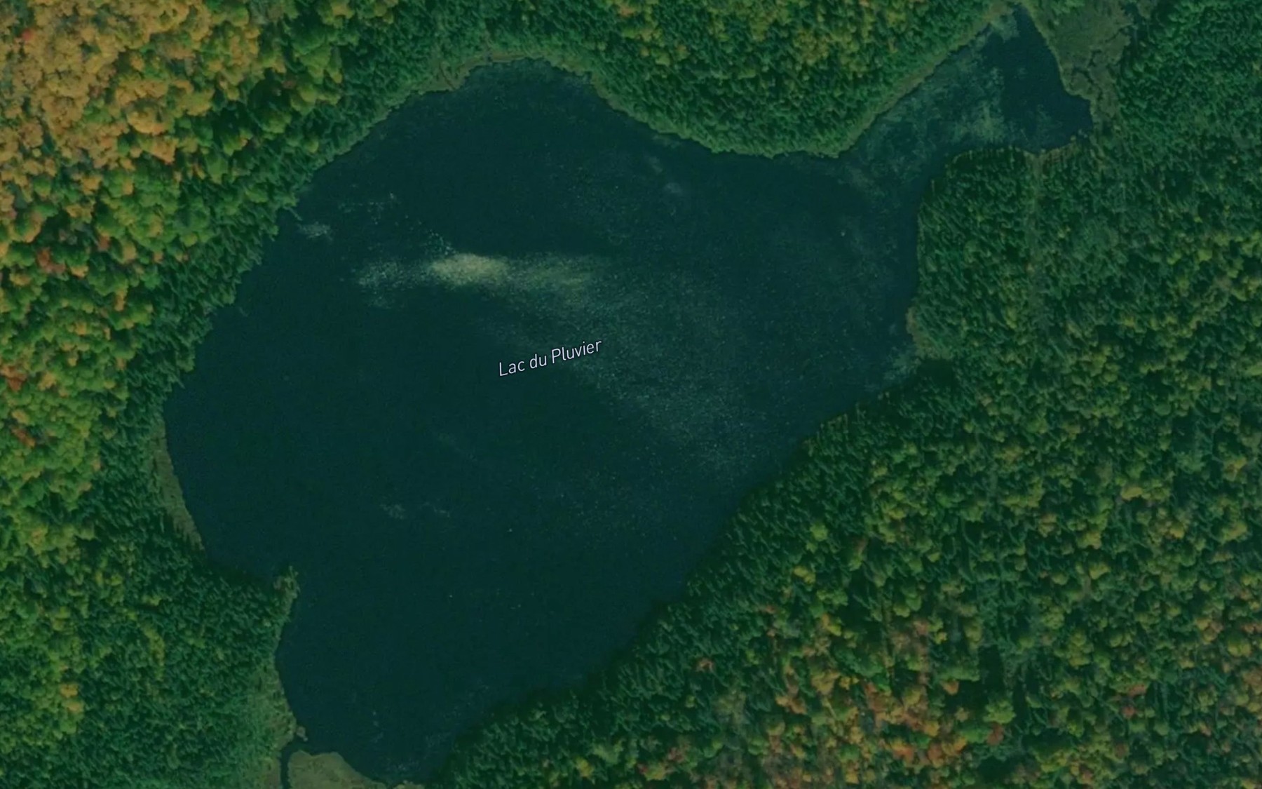 Satellite map of the Lac du Pluvier