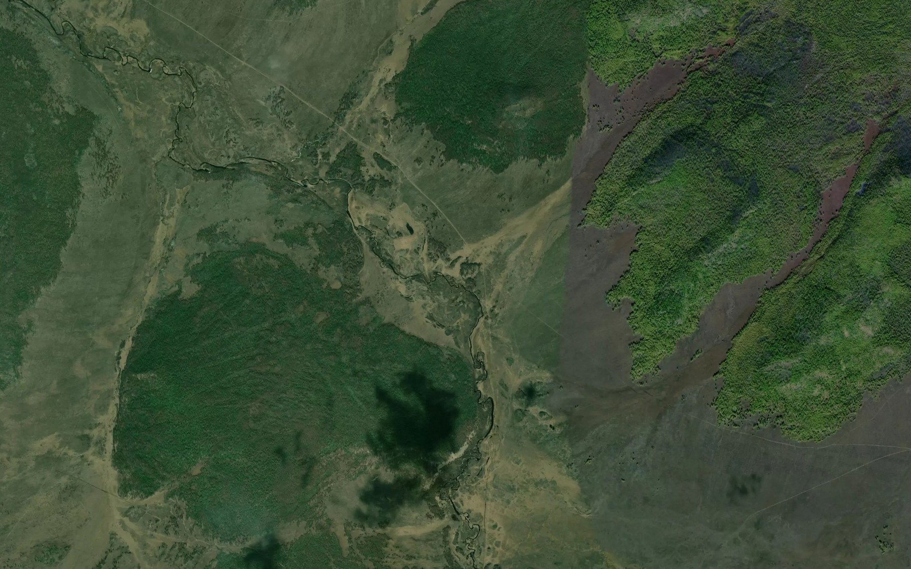 Satellite map of the Alakaki Tretiy
