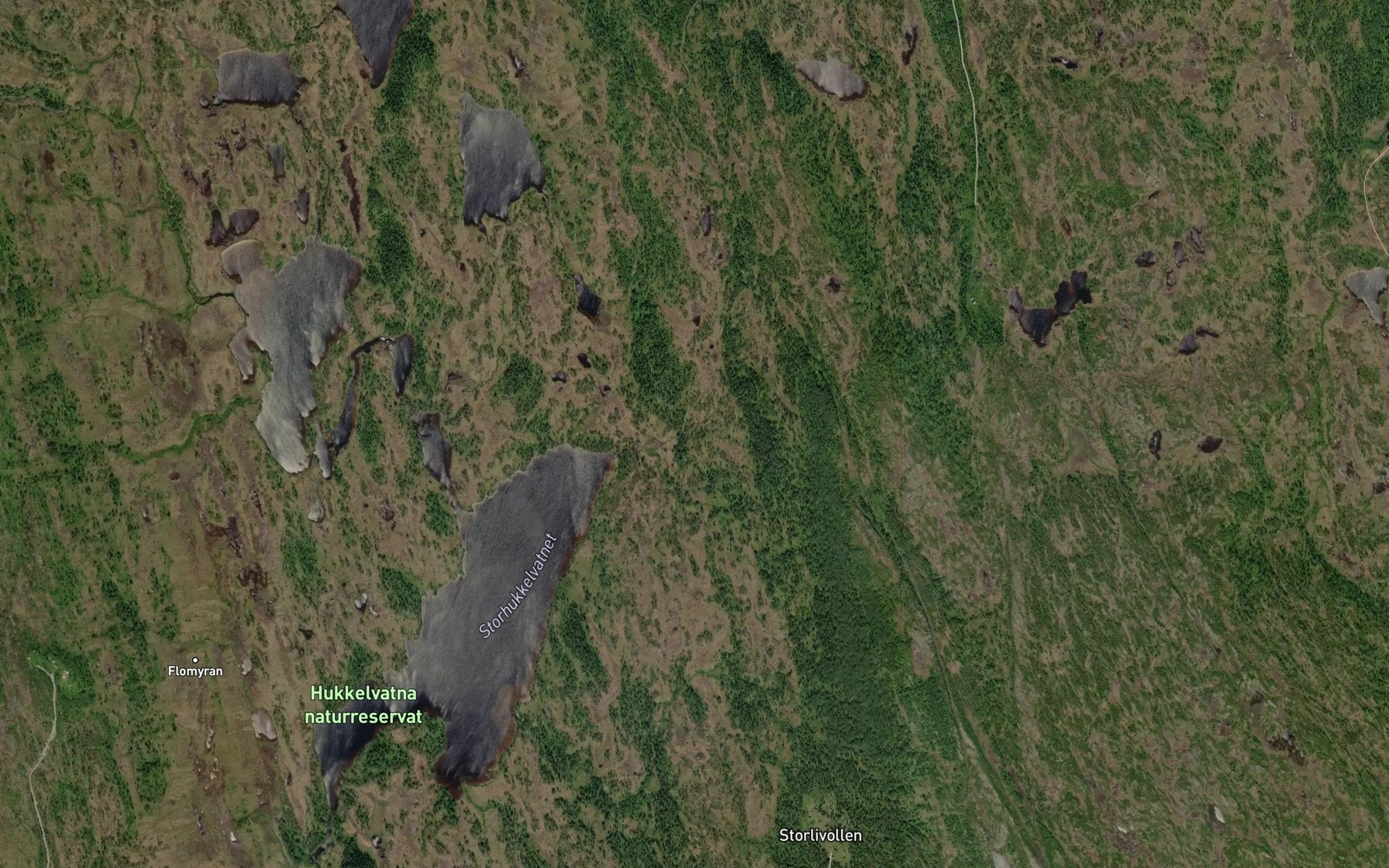 Satellite map of the Fisklausbekken