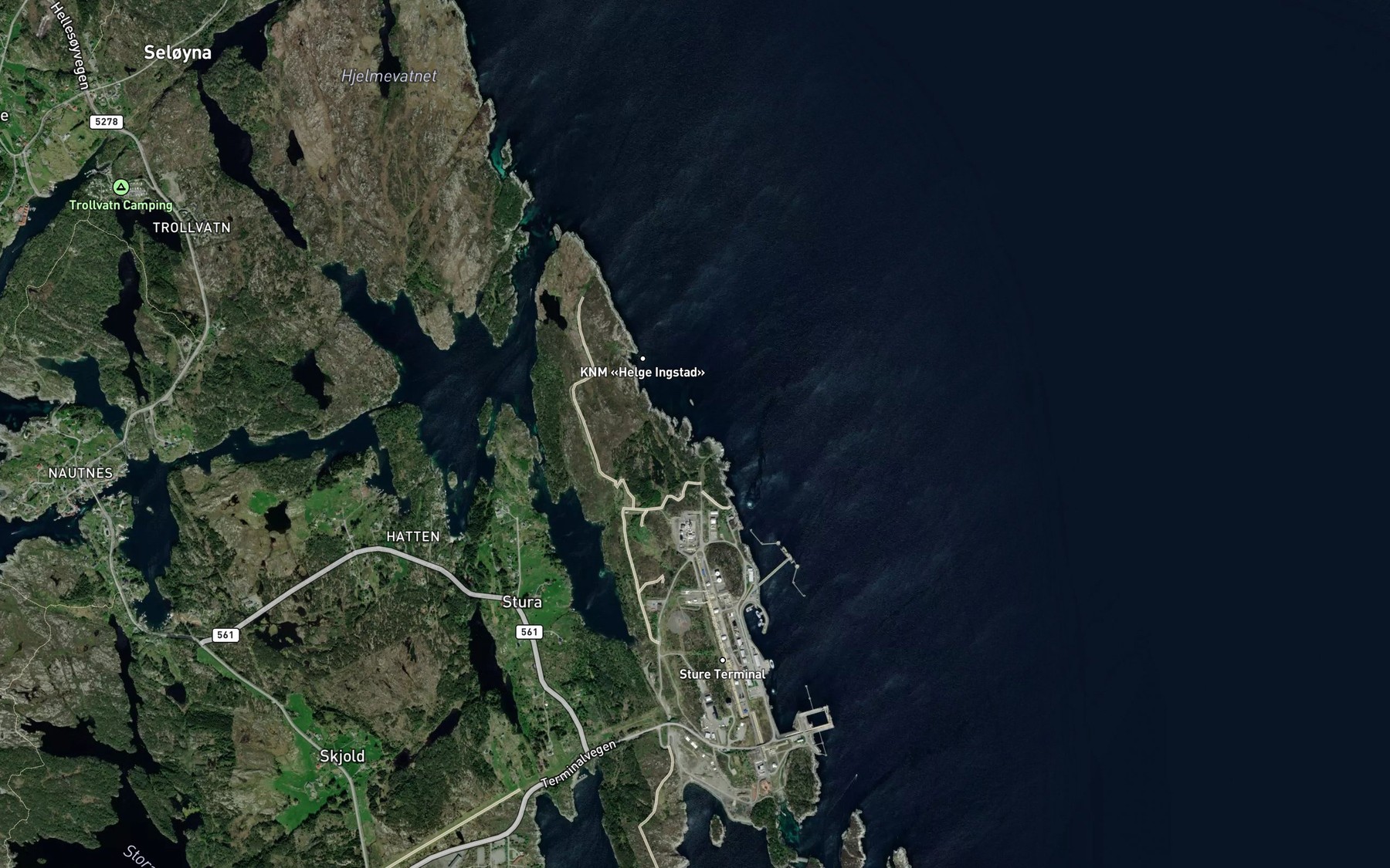 Satellite map of the Sore Arsetvika