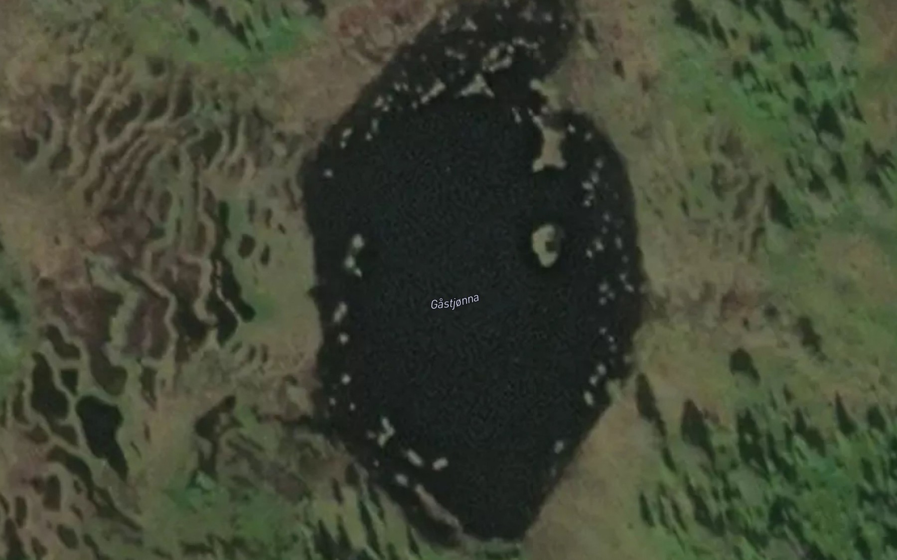Satellite map of the Gastjorna