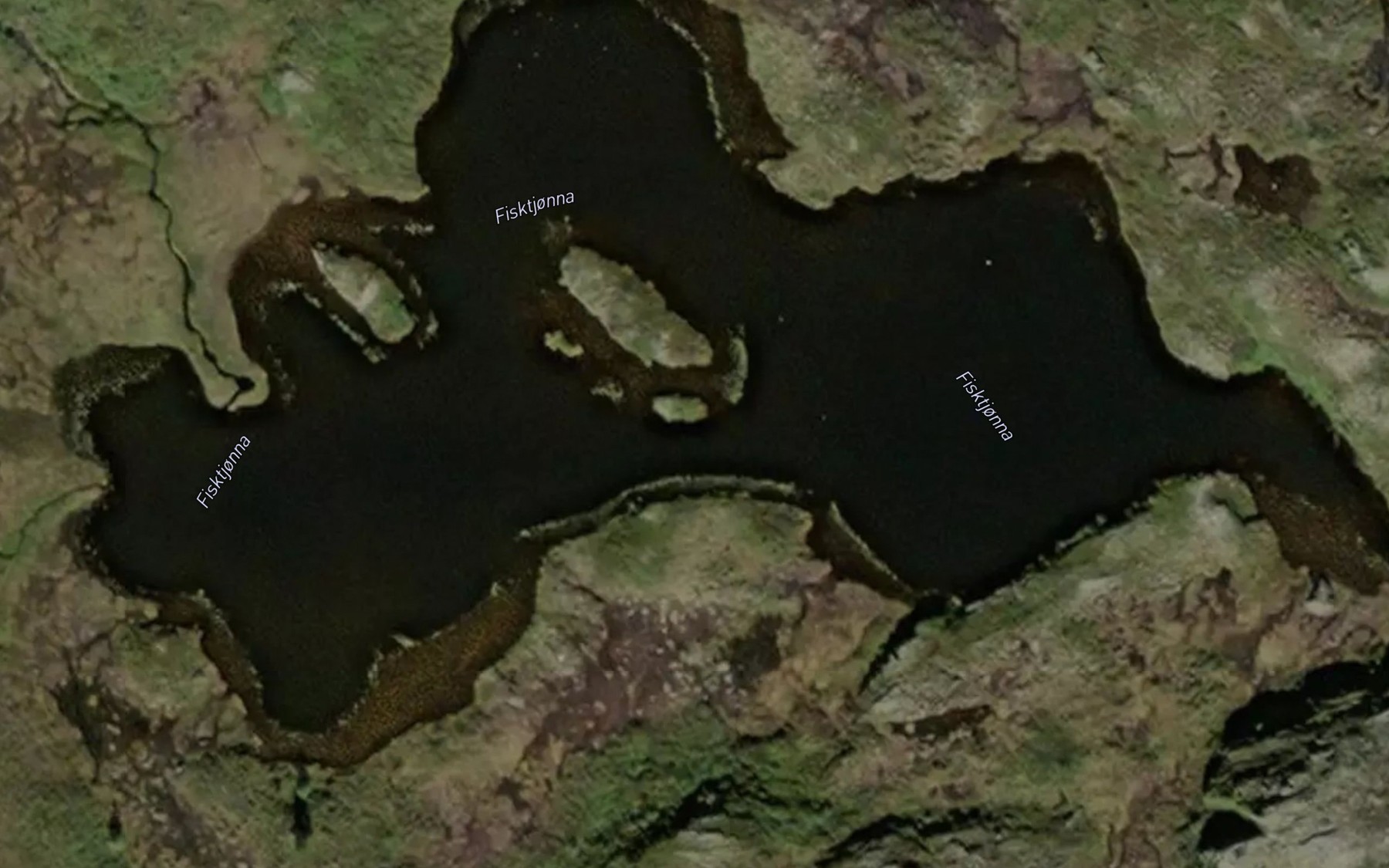 Satellite map of the Fisktjorna