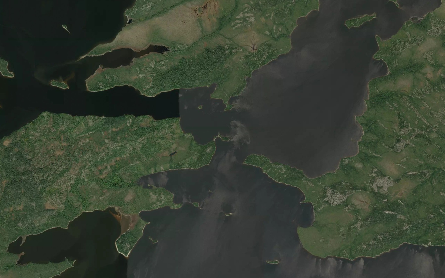 Satellite map of the Passe Kaupiskwachimasi