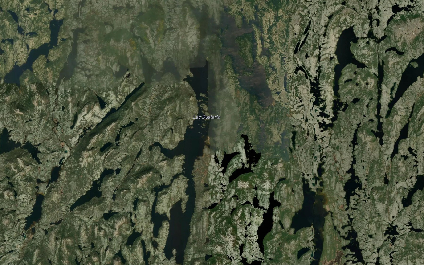 Satellite map of the Lac Dusterlo