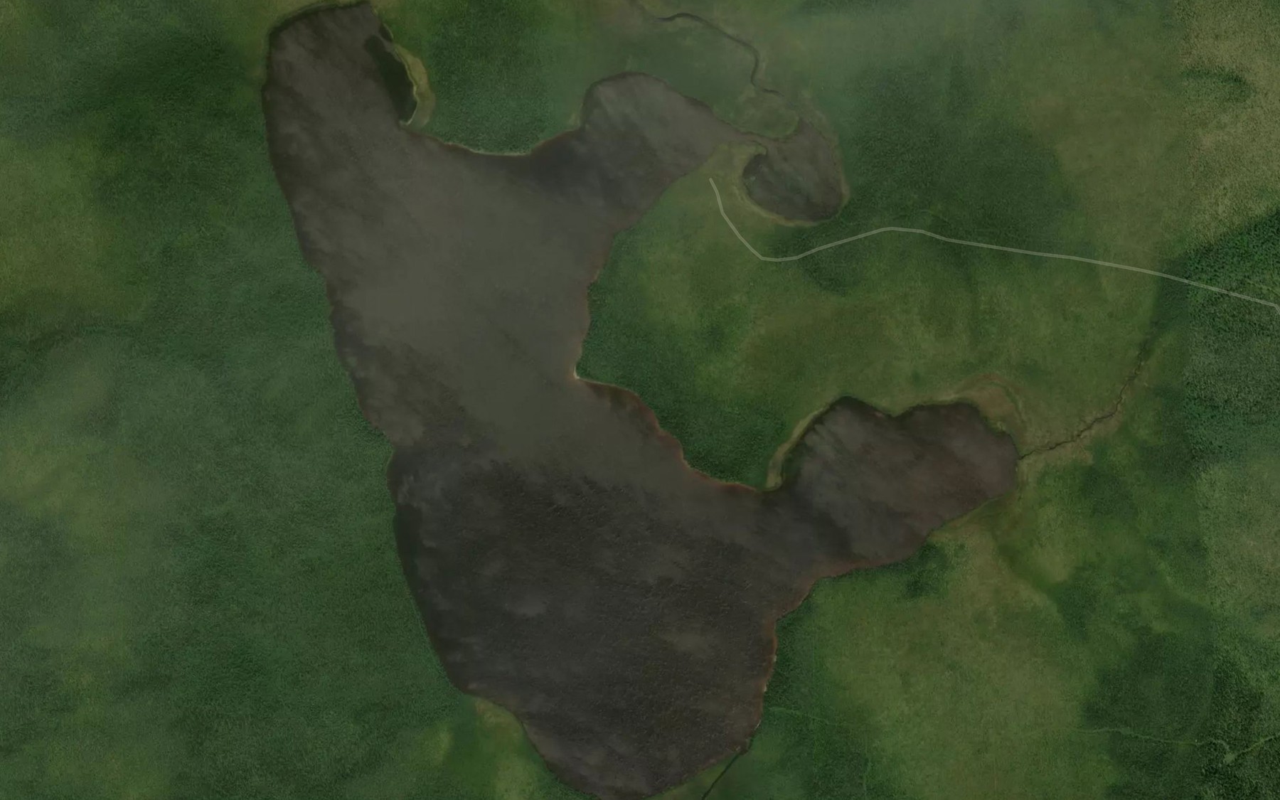 Satellite map of the Lac Raymond