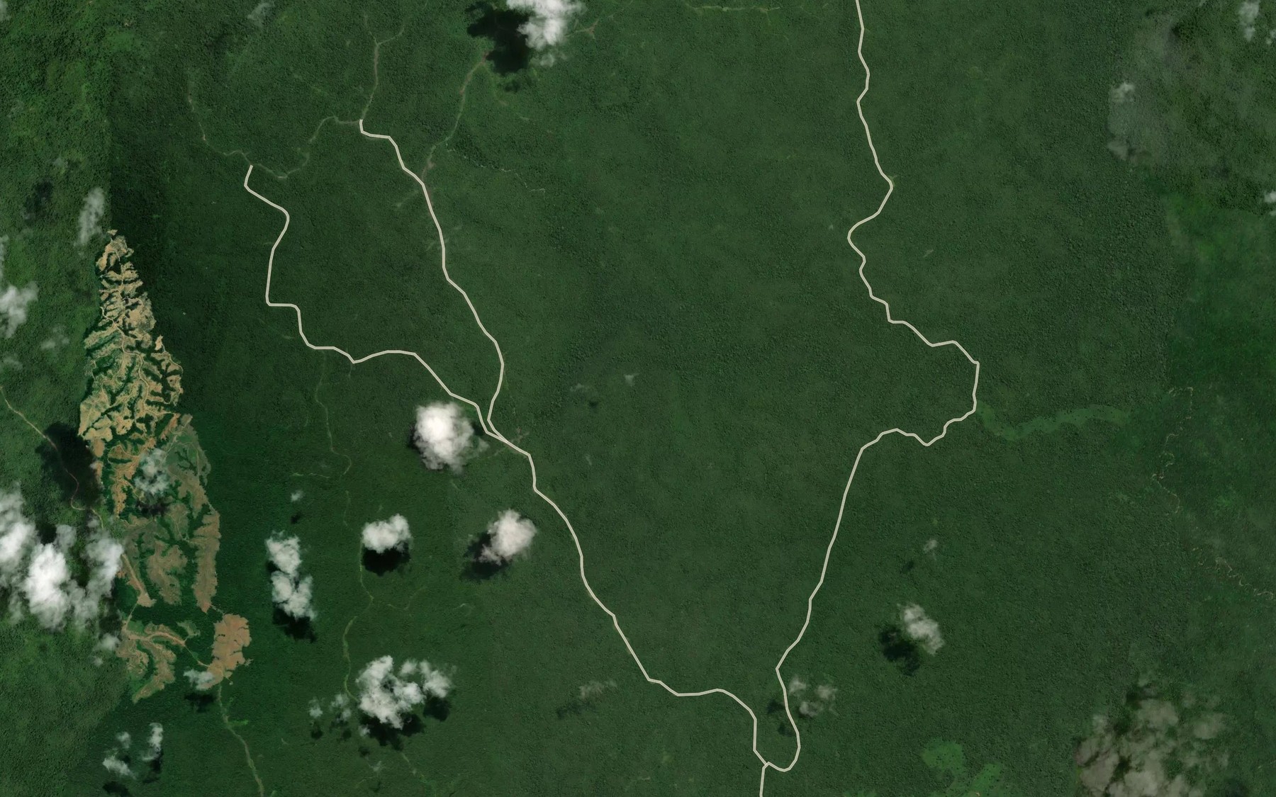 Satellite map of the Sungai Alapar