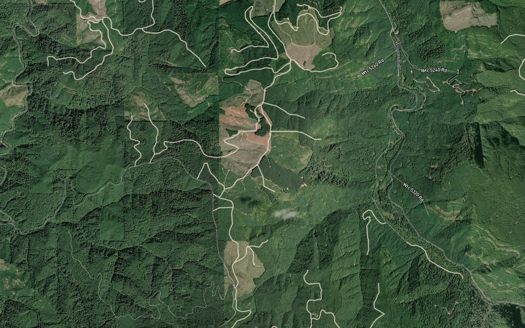 Satellite map of the Cold Springs