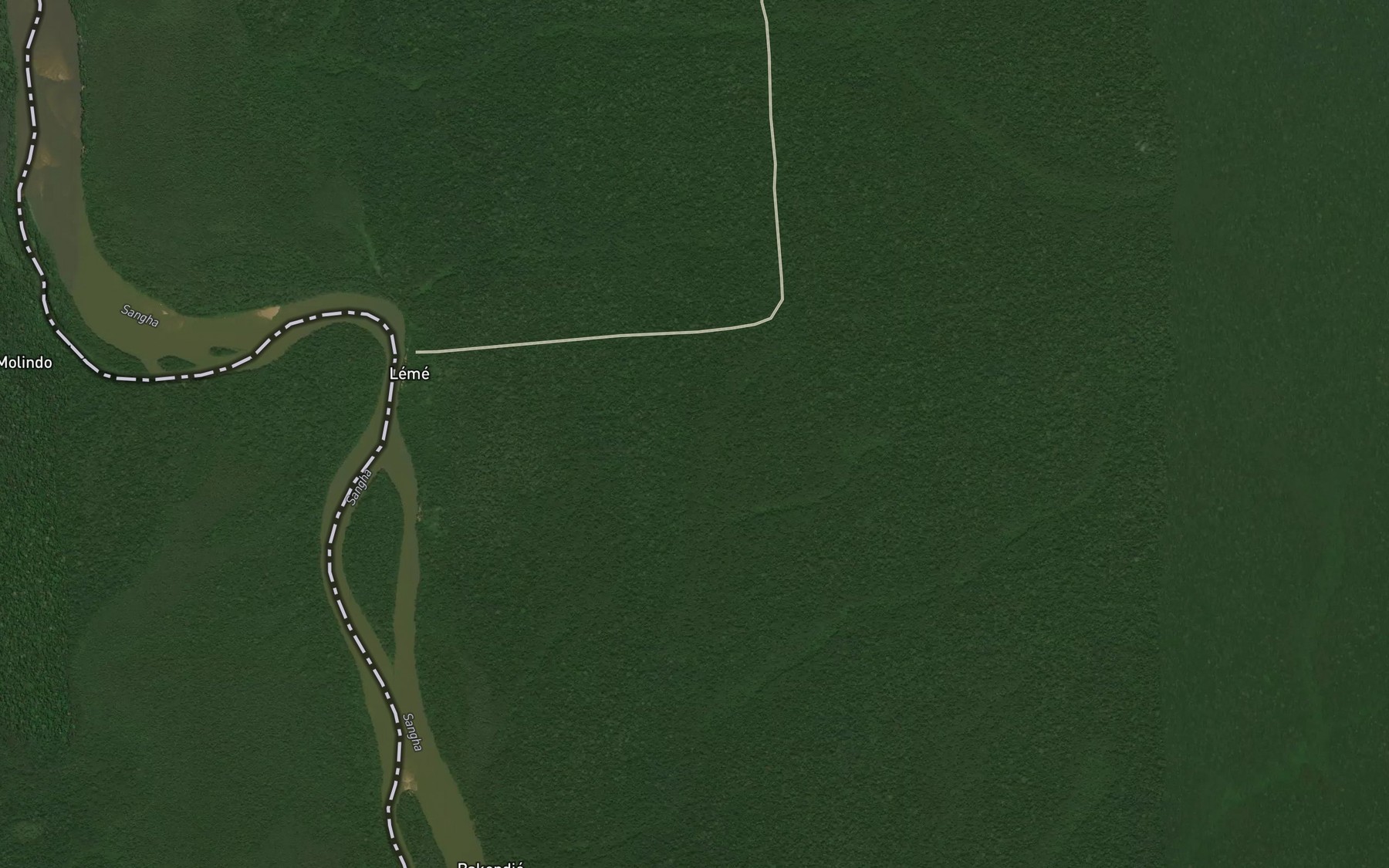 Satellite map of the Makala