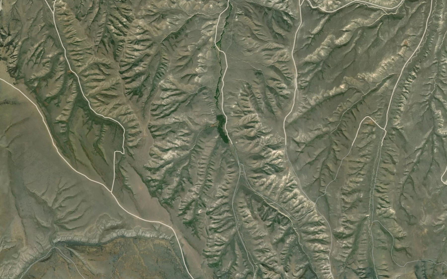Satellite map of the Honeymoon Springs