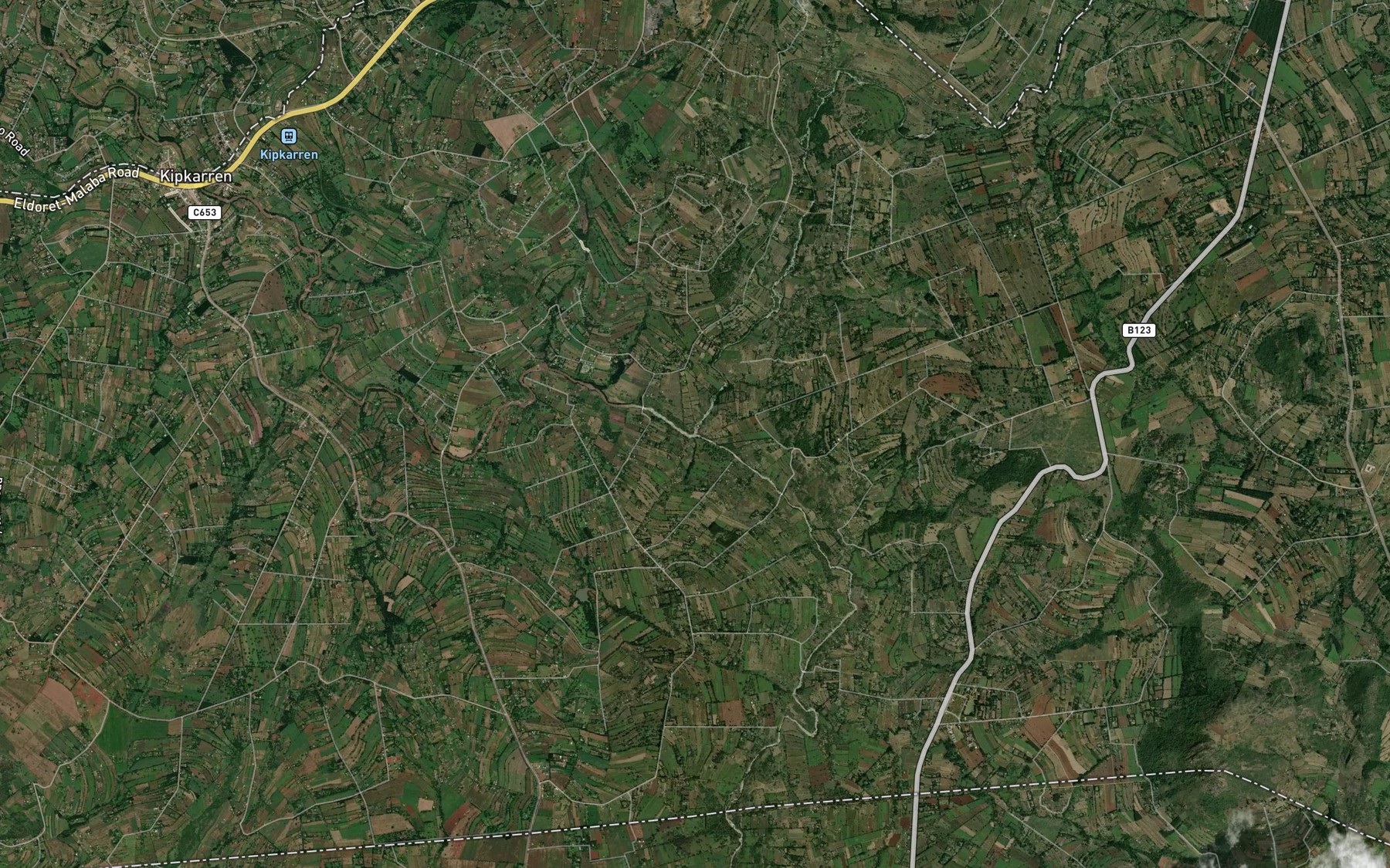 Satellite map of the Sosian