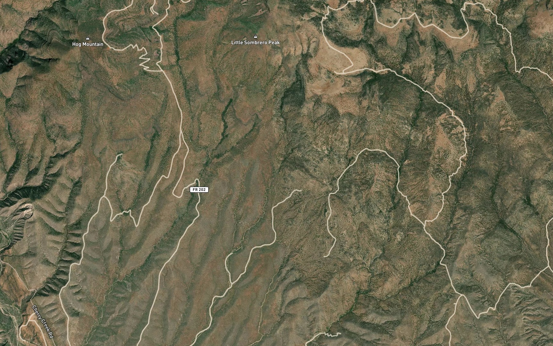 Satellite map of the Granite Basin Spring