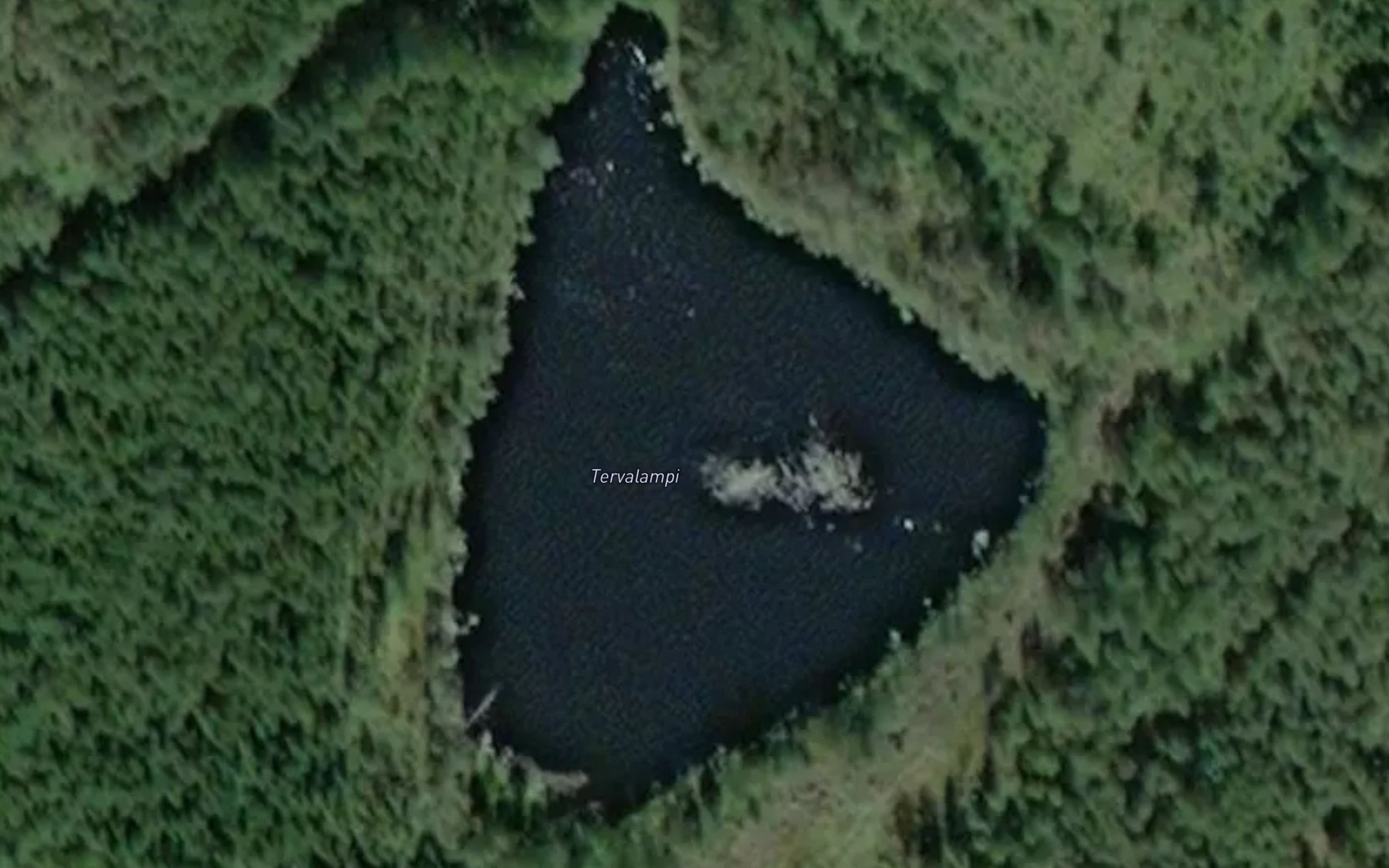 Satellite map of the Tervalampi