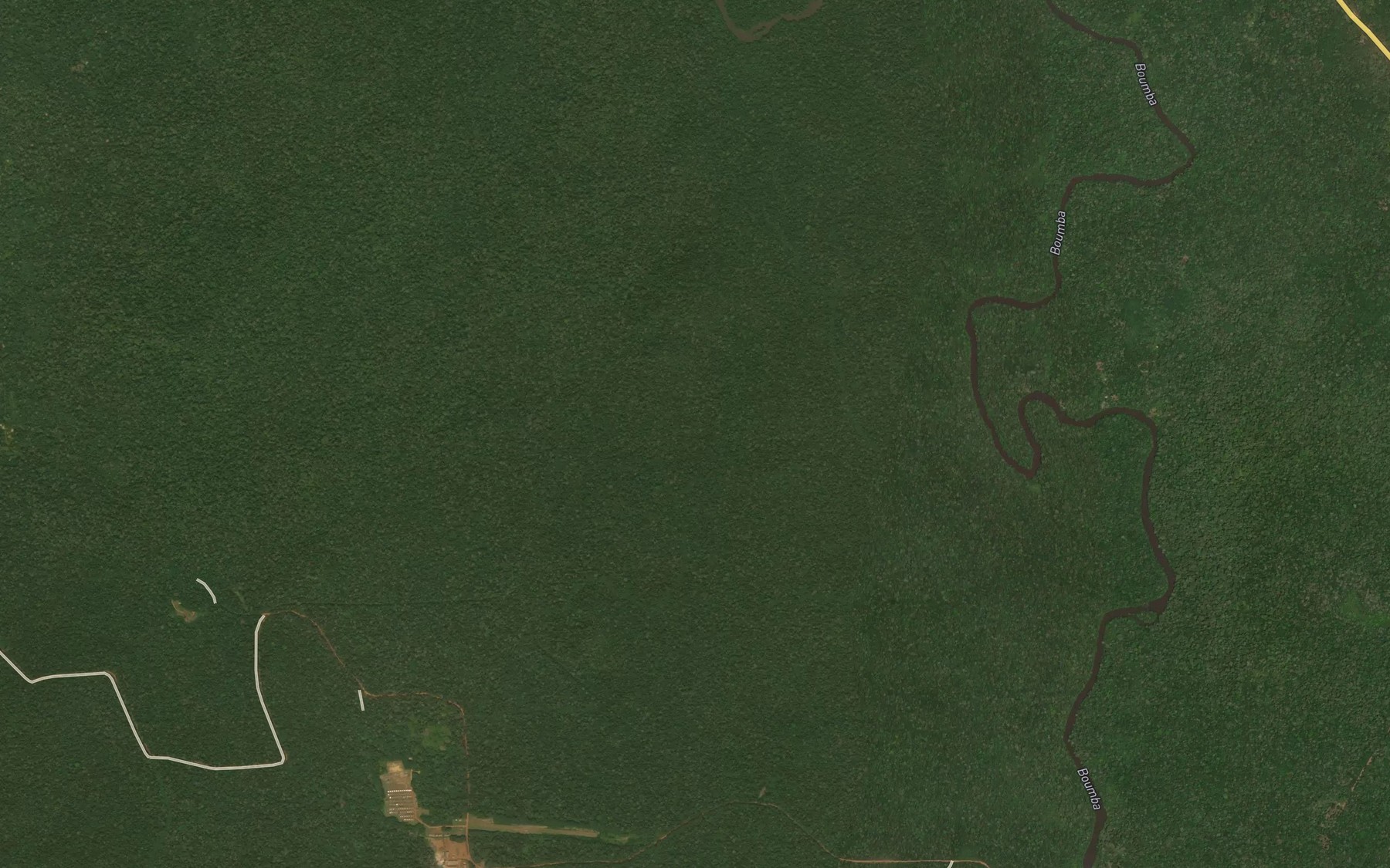 Satellite map of the Monje