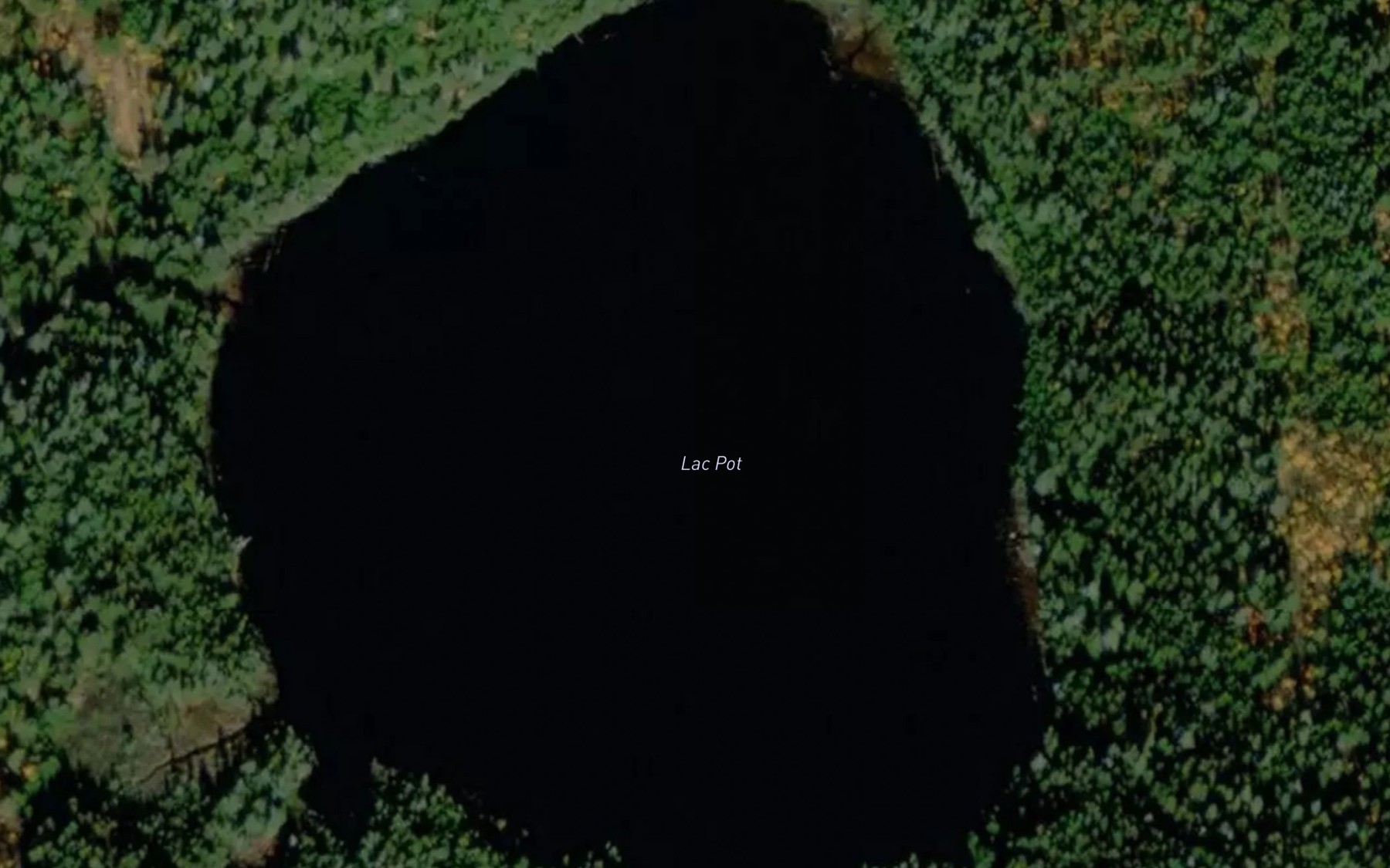 Satellite map of the Lac Pot