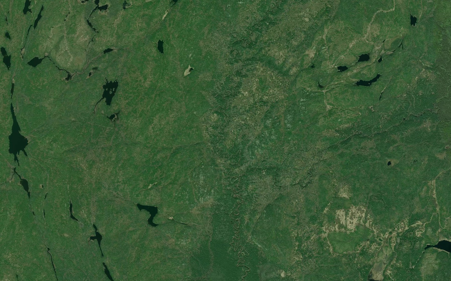 Satellite map of the Foxtrap Creek