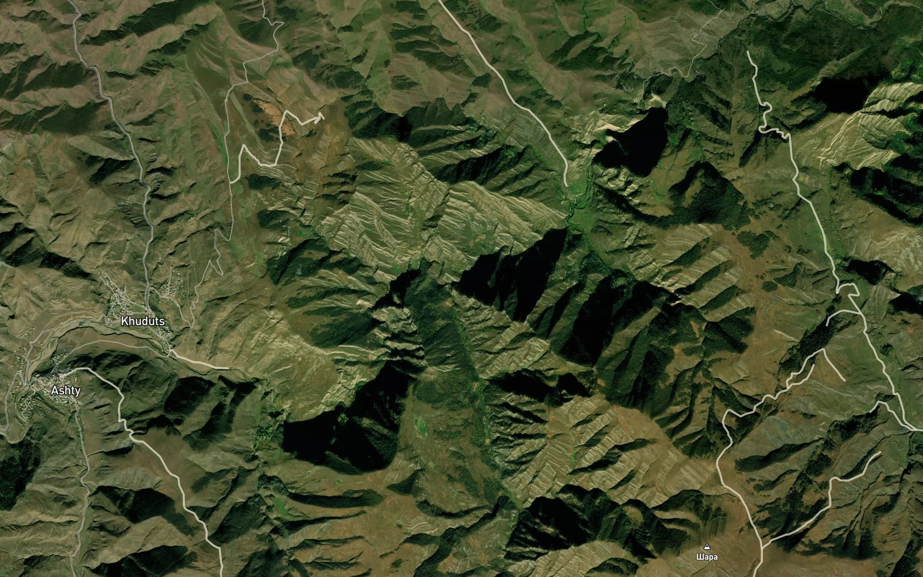 Satellite map of the Dingangotta