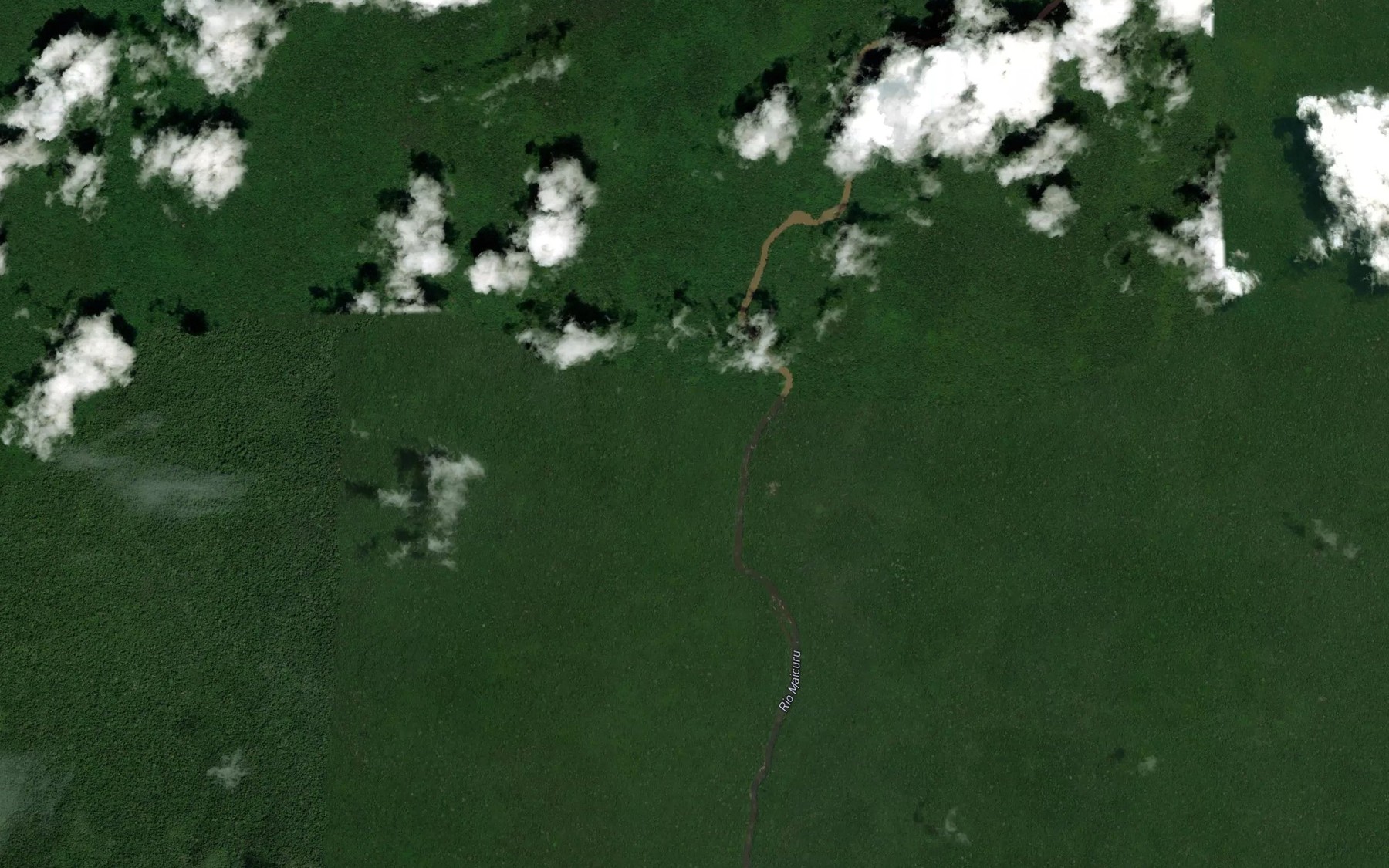 Satellite map of the Cachoeira de Baunilha