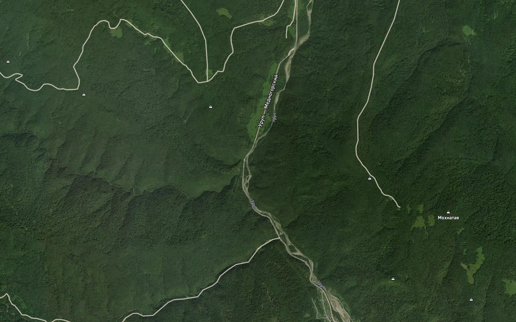 Satellite map of the Pskent
