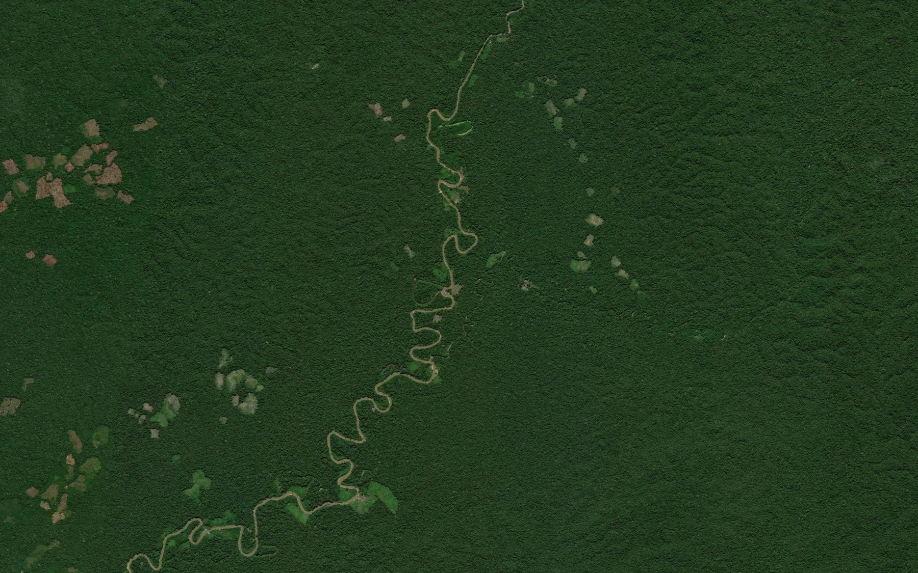 Satellite map of the Quebrada Blanca