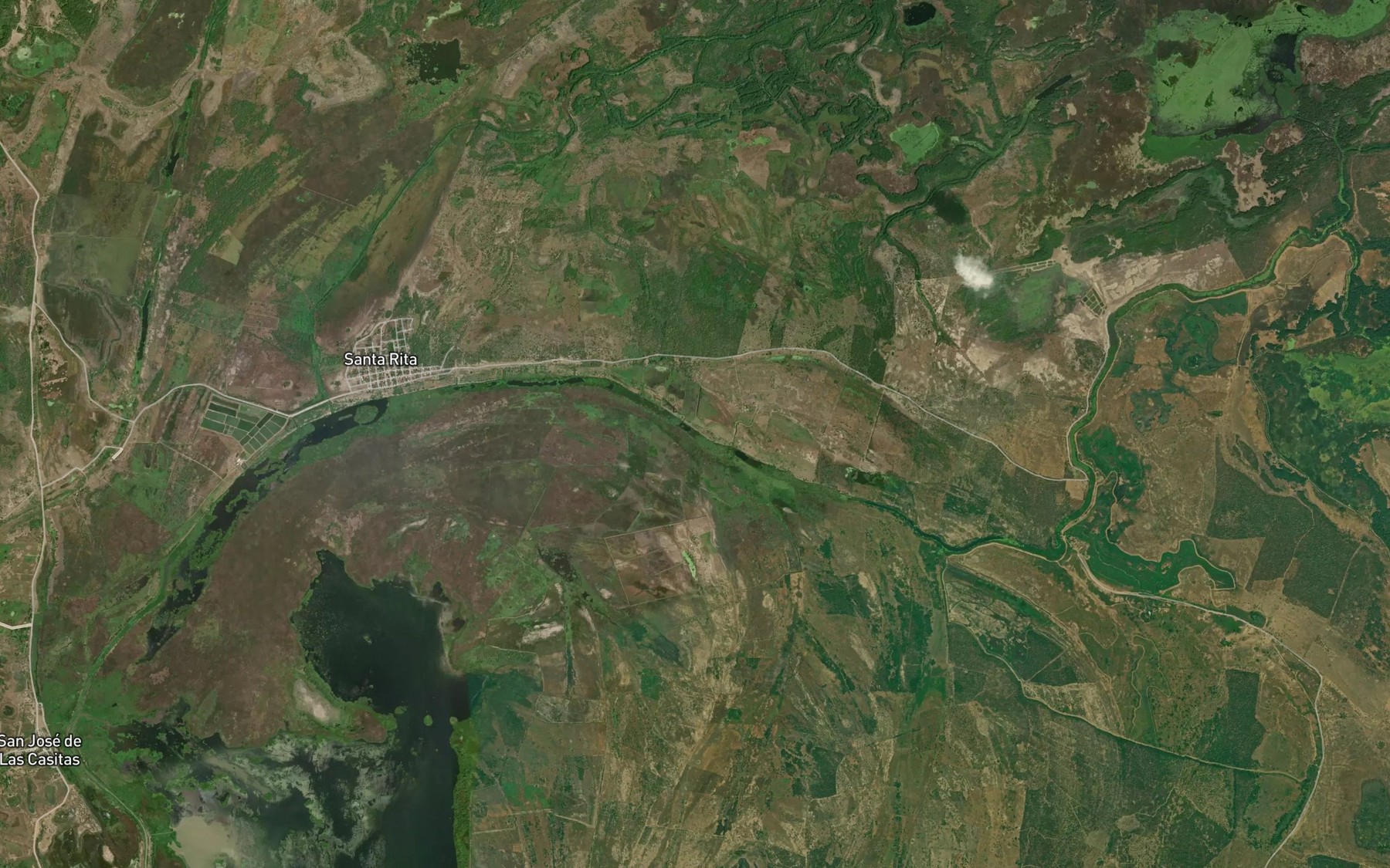 Satellite map of the Cano El Condazo