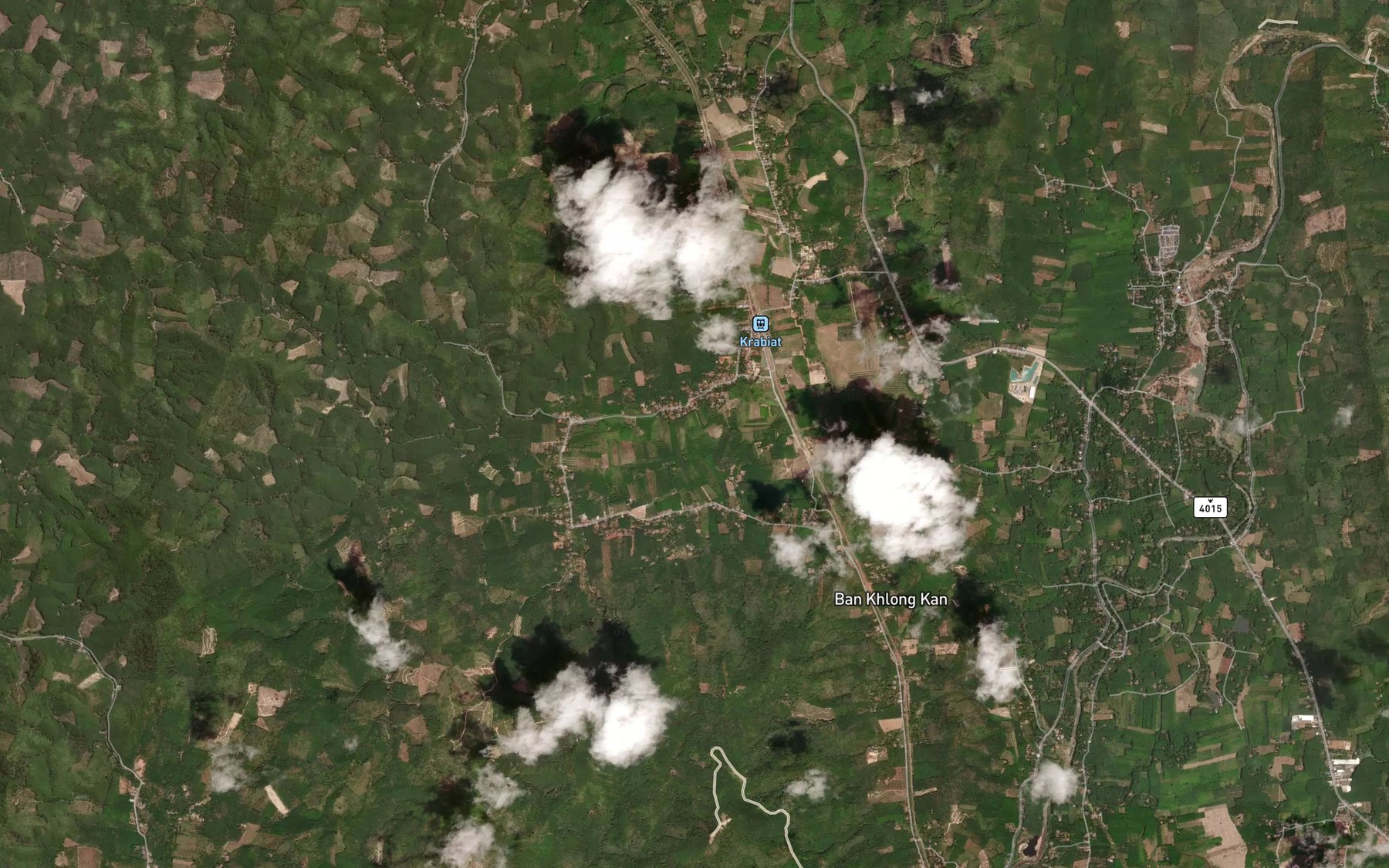 Satellite map of the Khlong Chai Tai