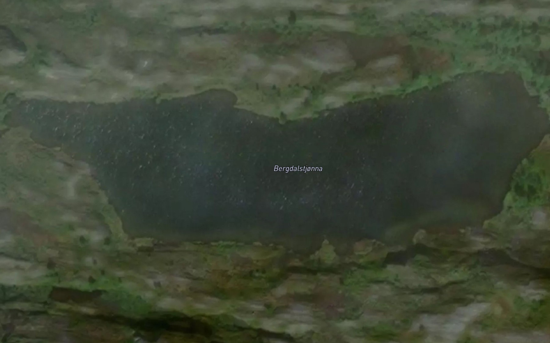 Satellite map of the Bergdalstjorna
