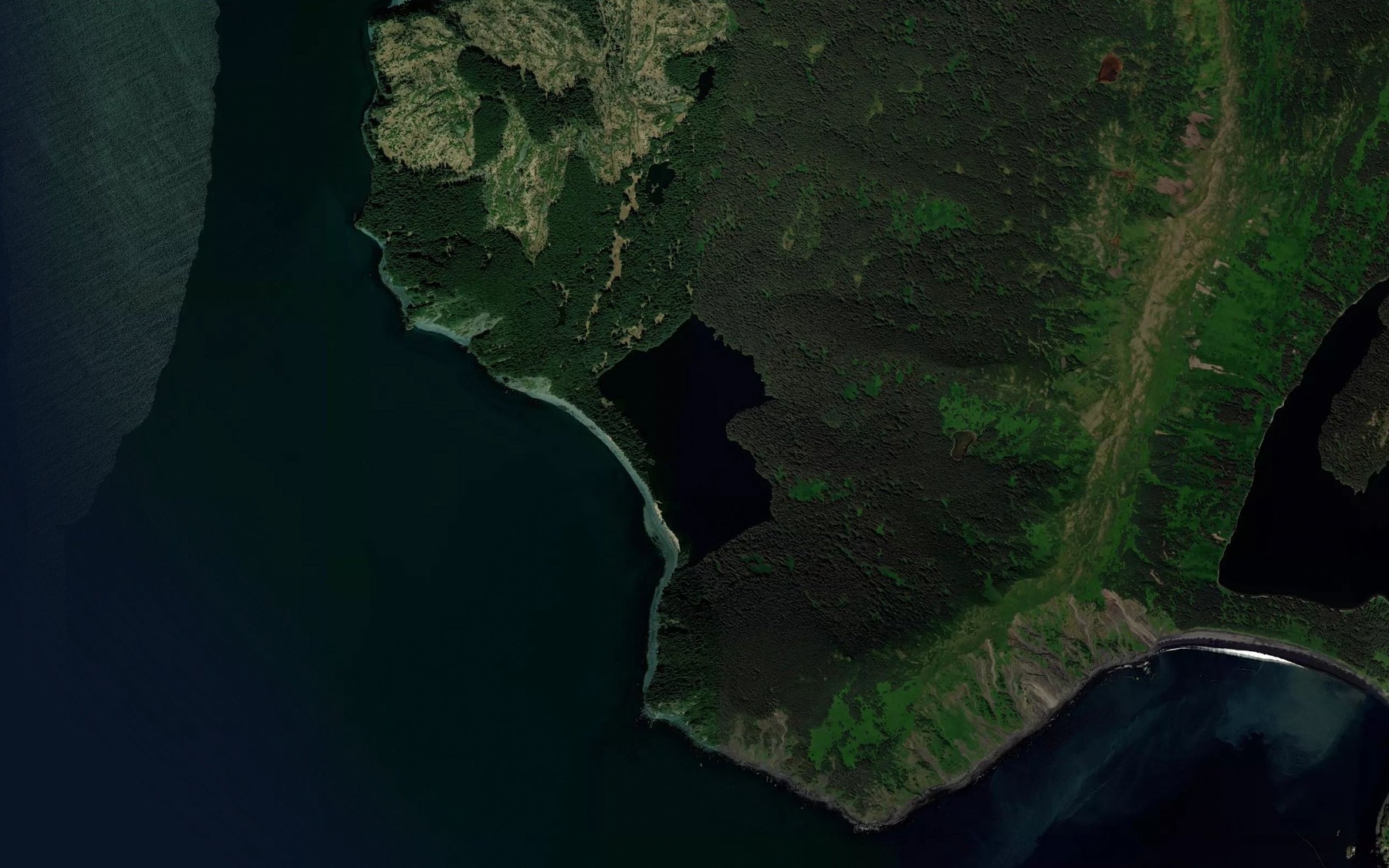 Satellite map of the Lake A B Schwartz