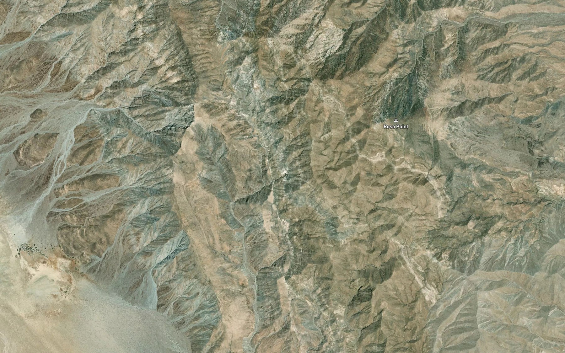 Satellite map of the Rattlesnake Spring