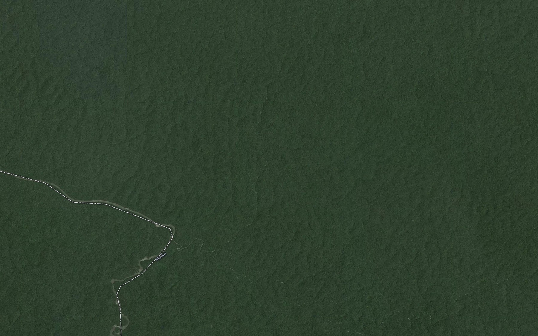 Satellite map of the Amutangulu