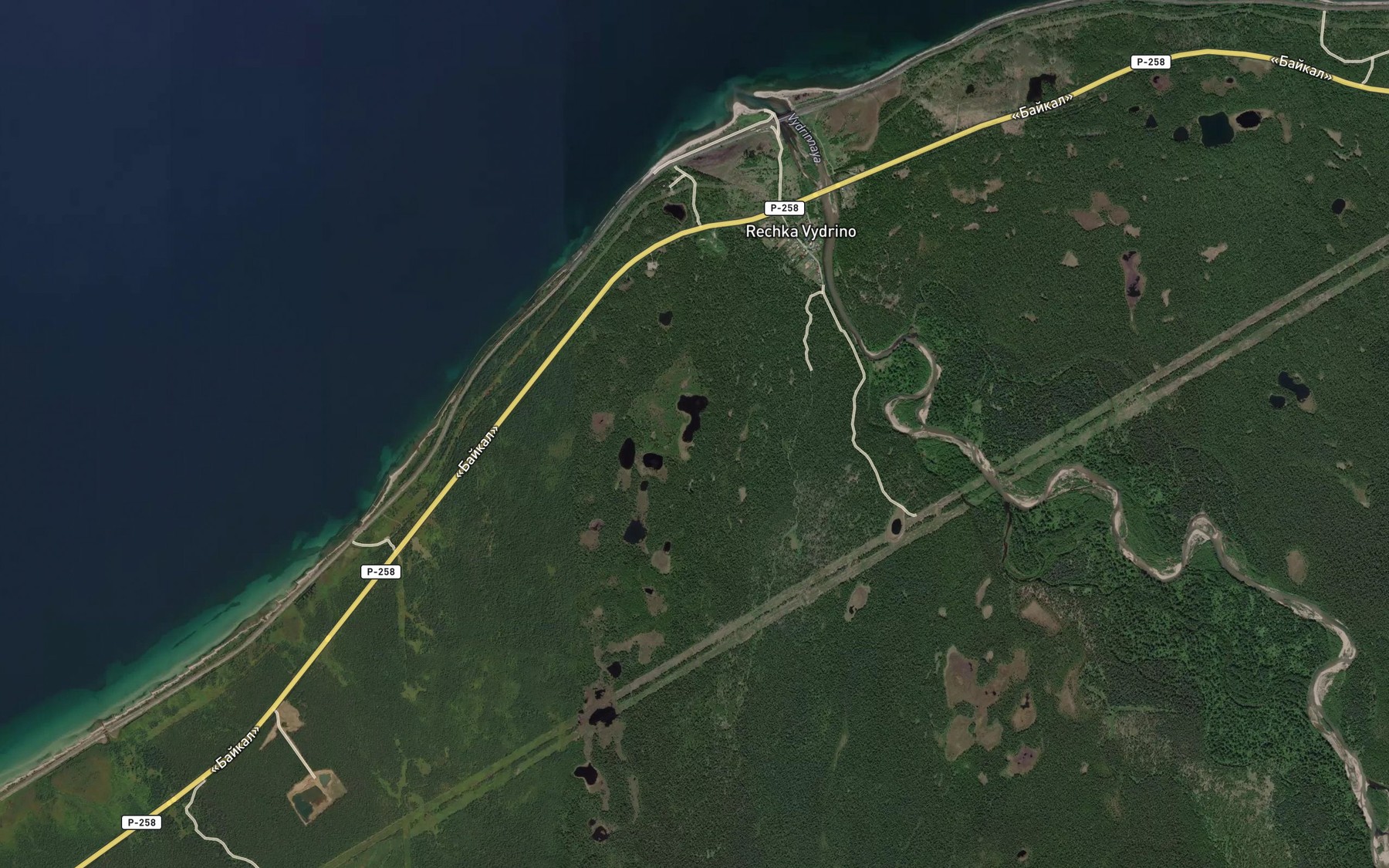 Satellite map of the Ozero Krivoye