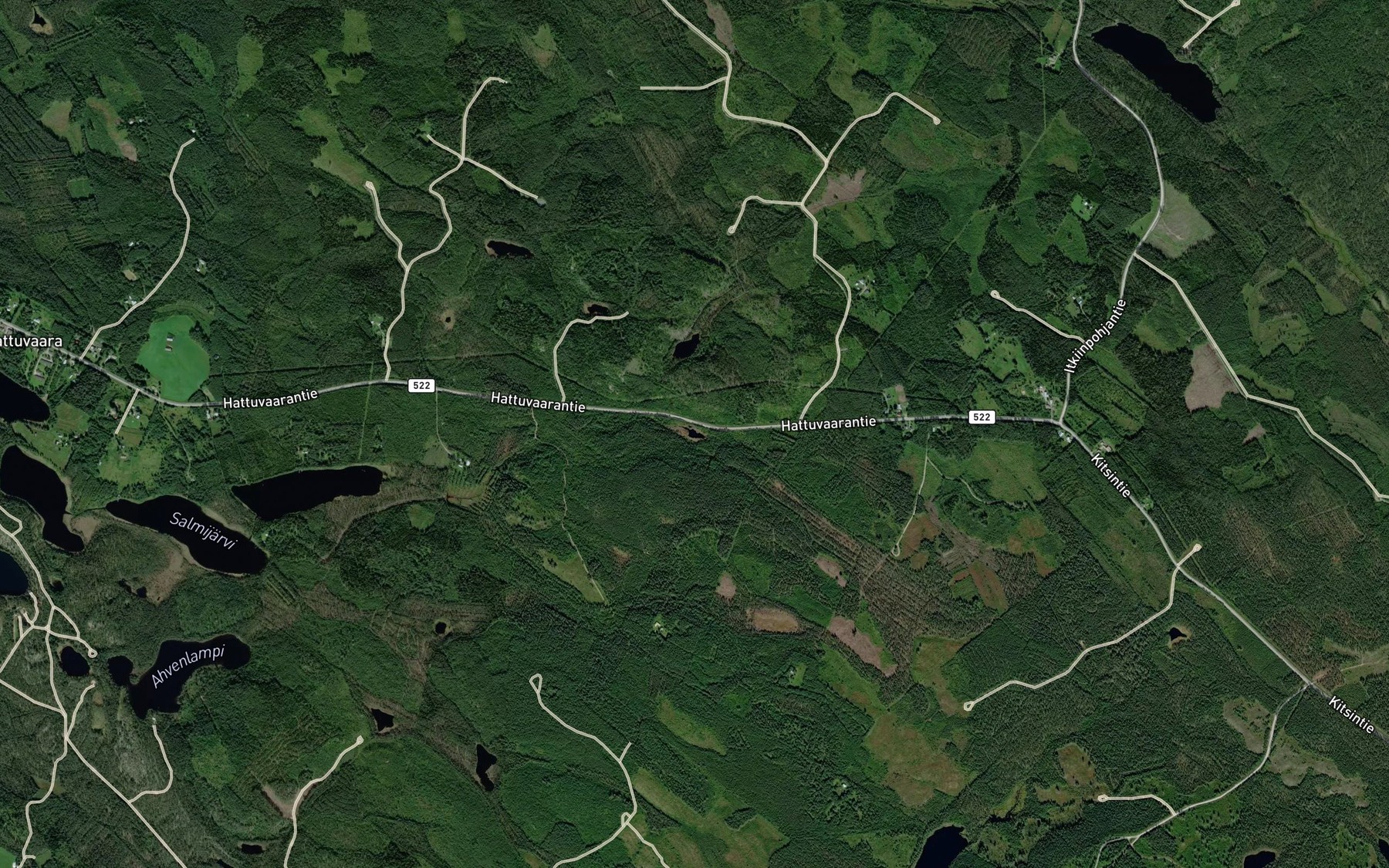 Satellite map of the Porolampi
