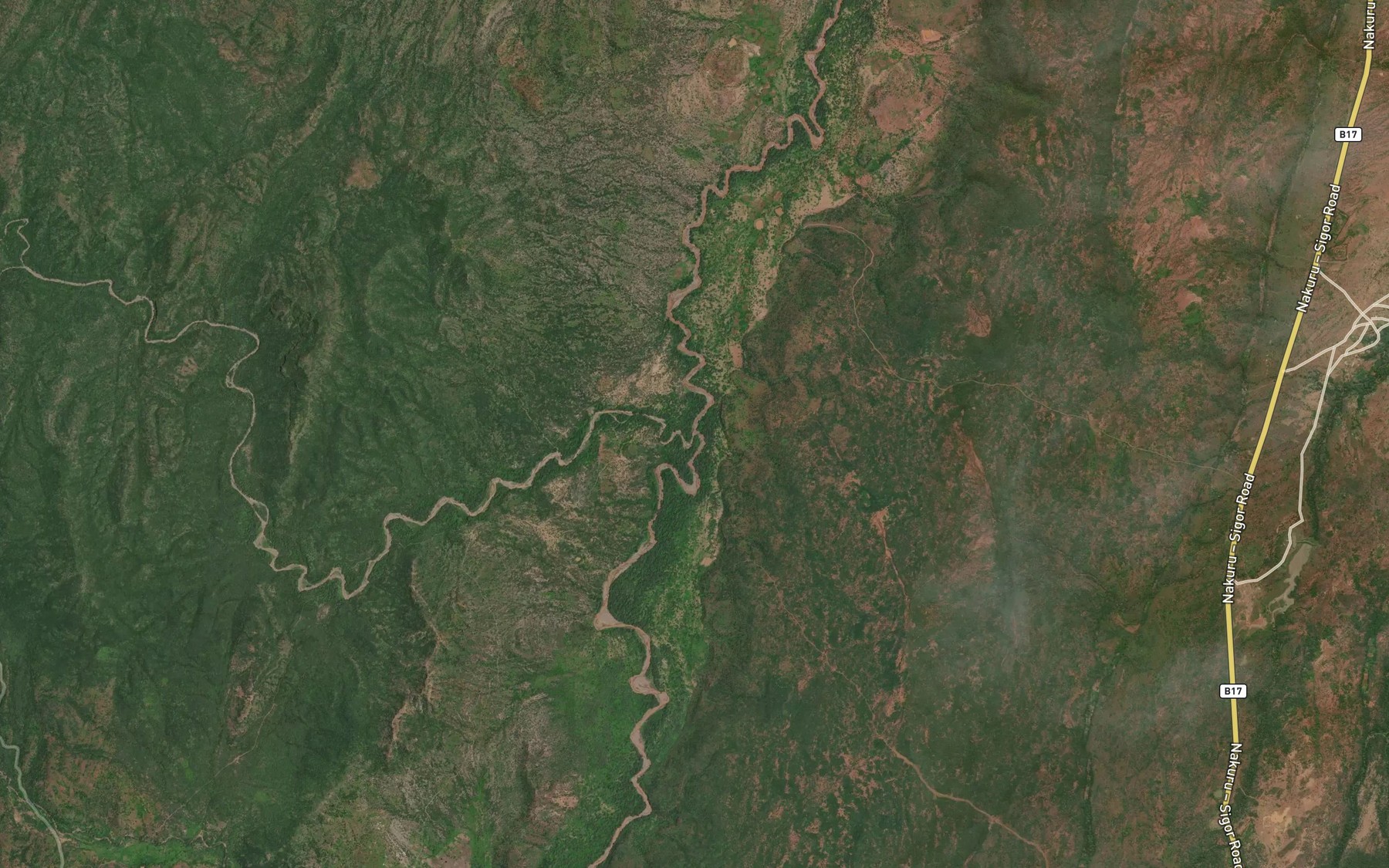 Satellite map of the Kiptoisarorr