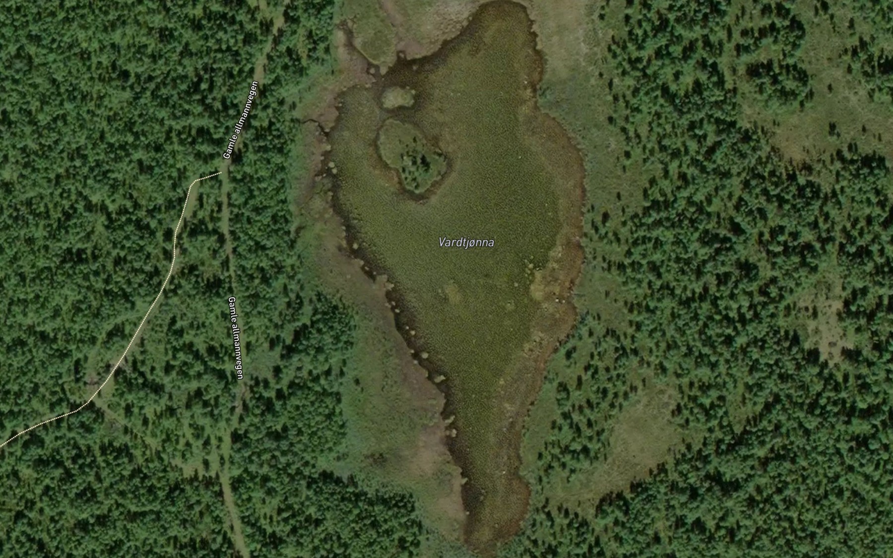 Satellite map of the Vardtjorna