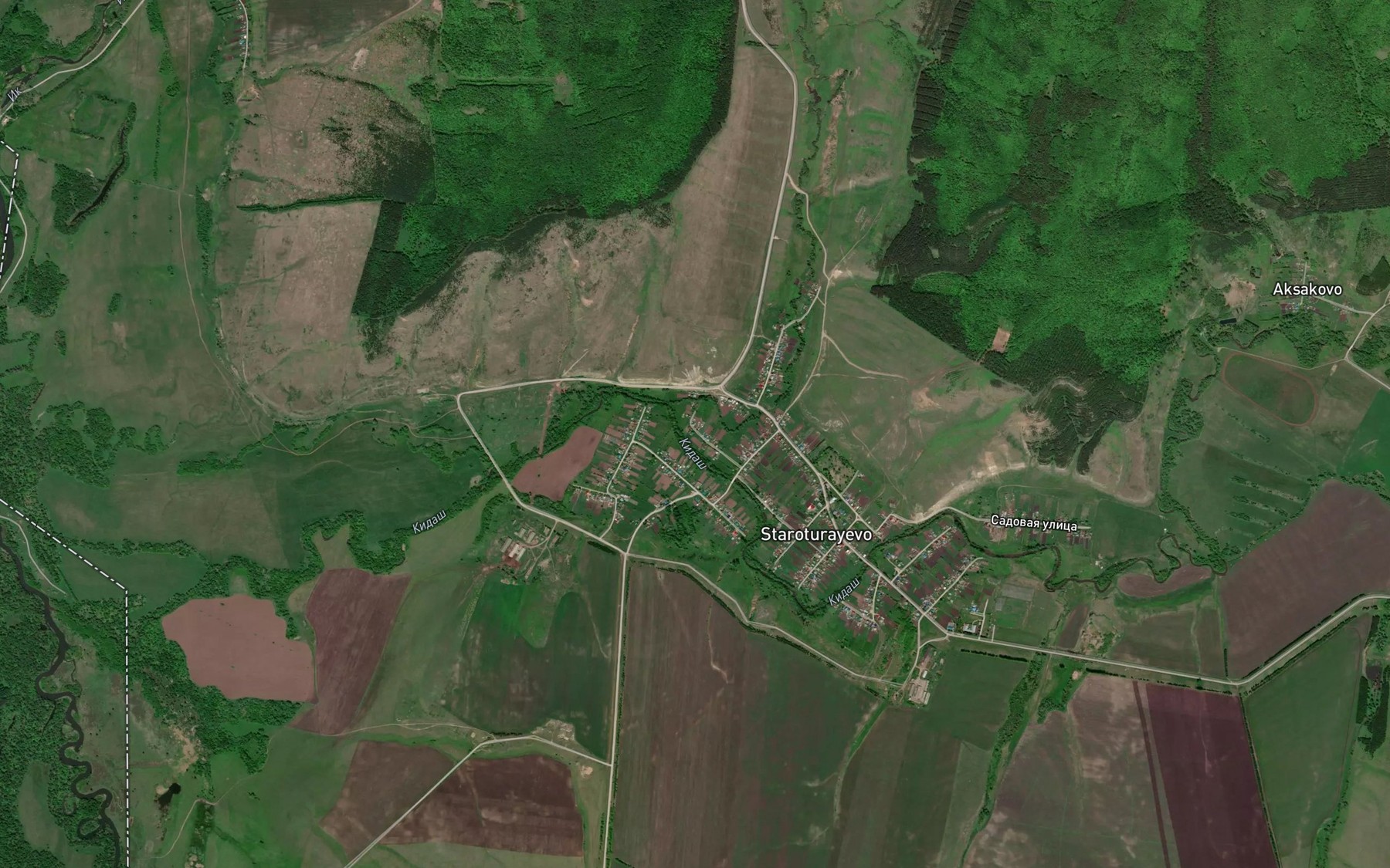 Satellite map of the Bol'shoy Ul'kay